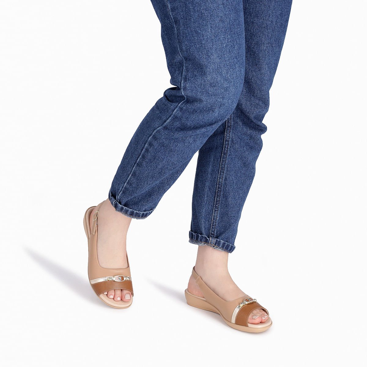 Slingback Camila Nude Claro Nude Claro 5