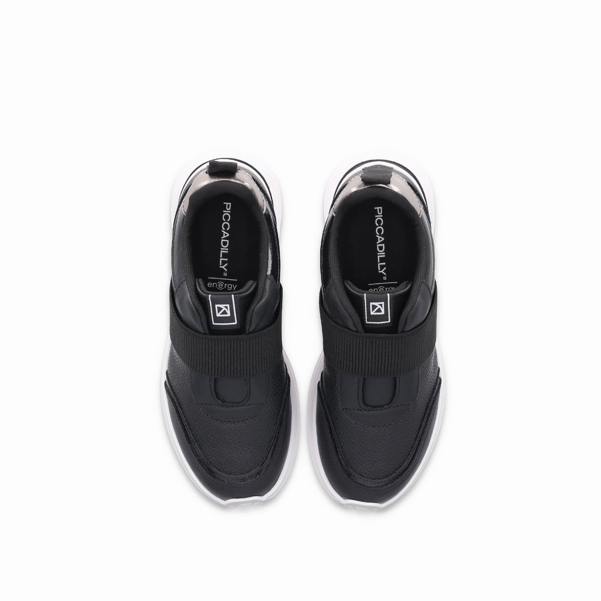 Tênis Energy Anabela Médio  Preto Preto 3