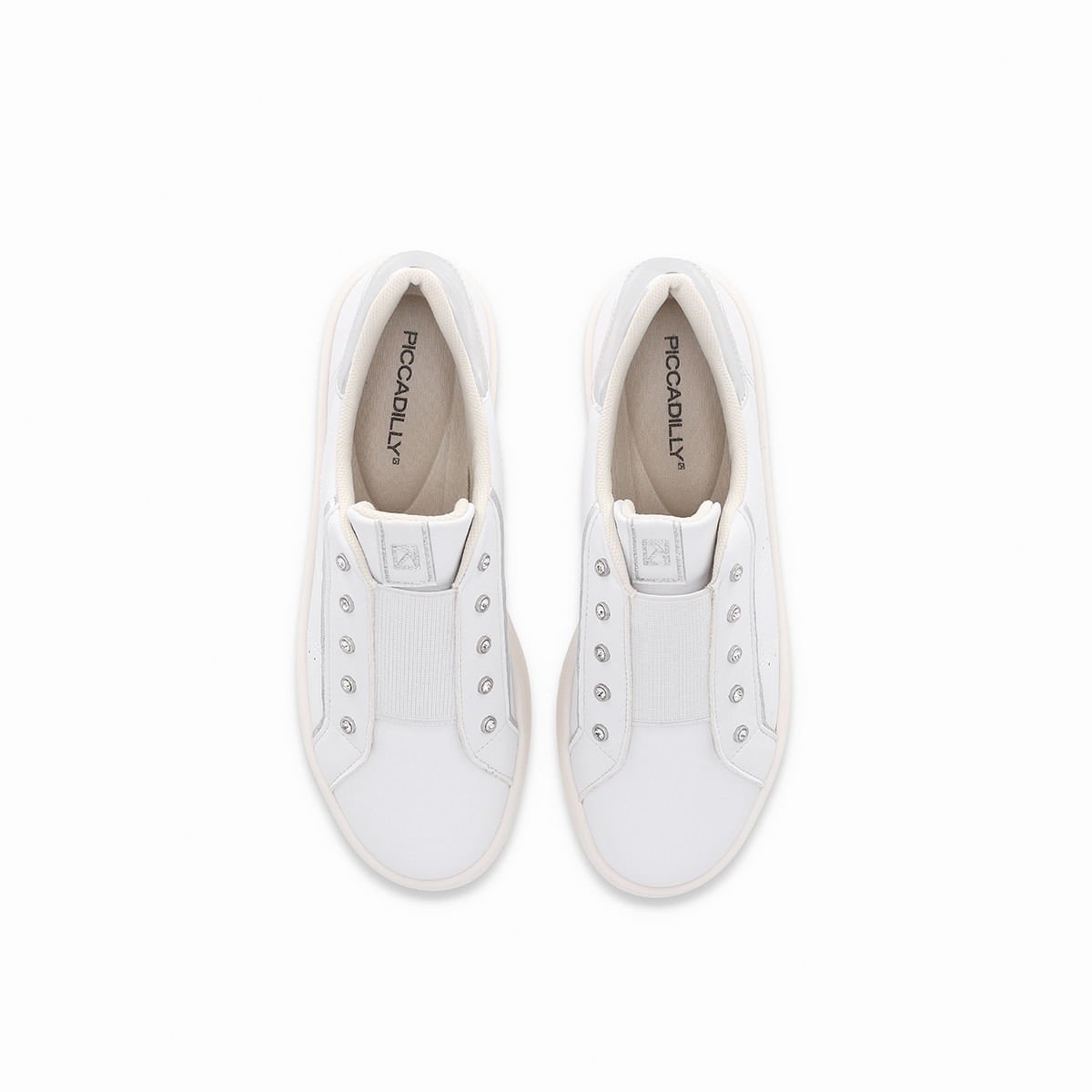 Tênis Beta Salto Baixo Branco Neve Branco 3