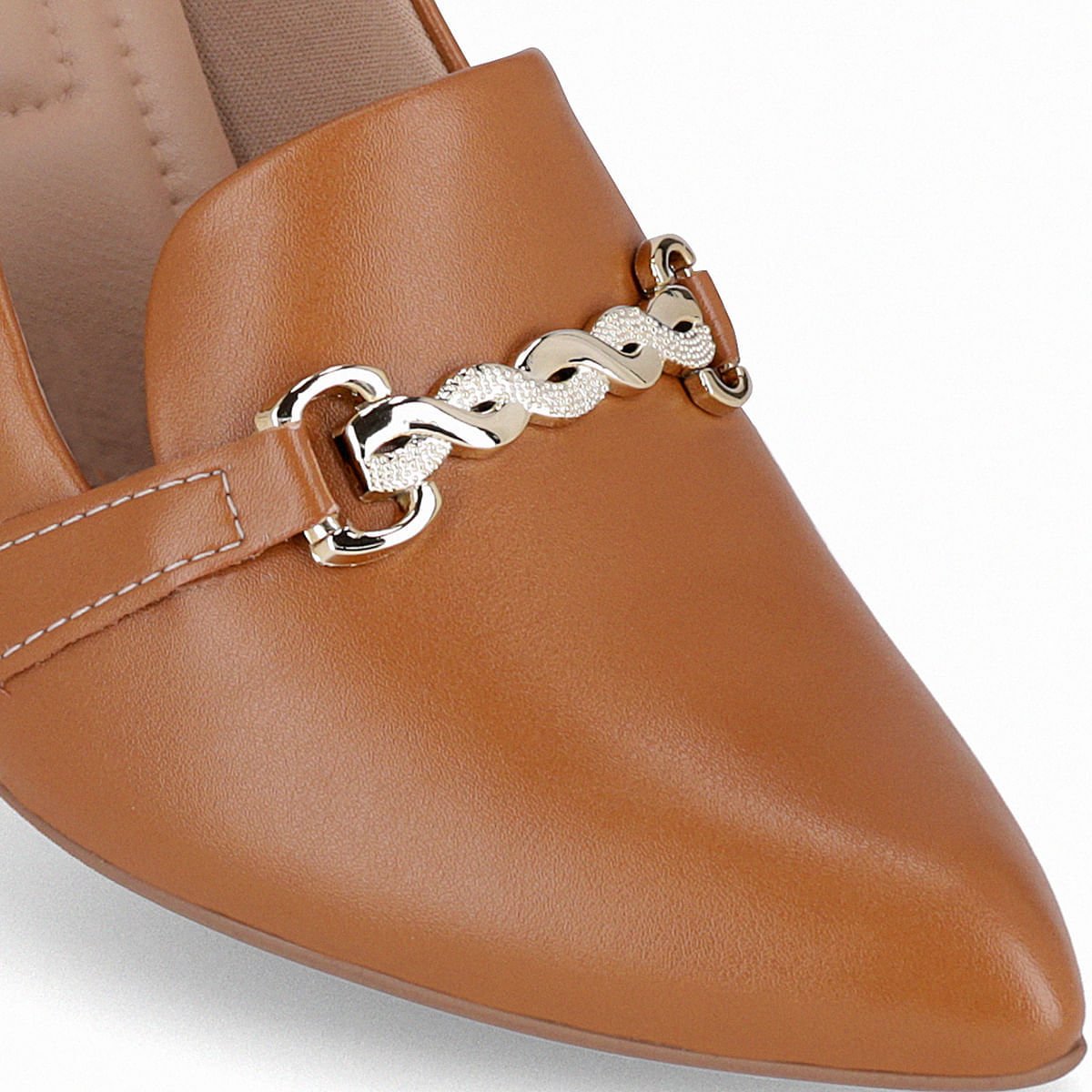 Loafer Luiza Salto Alto Mascavo Mascavo 4