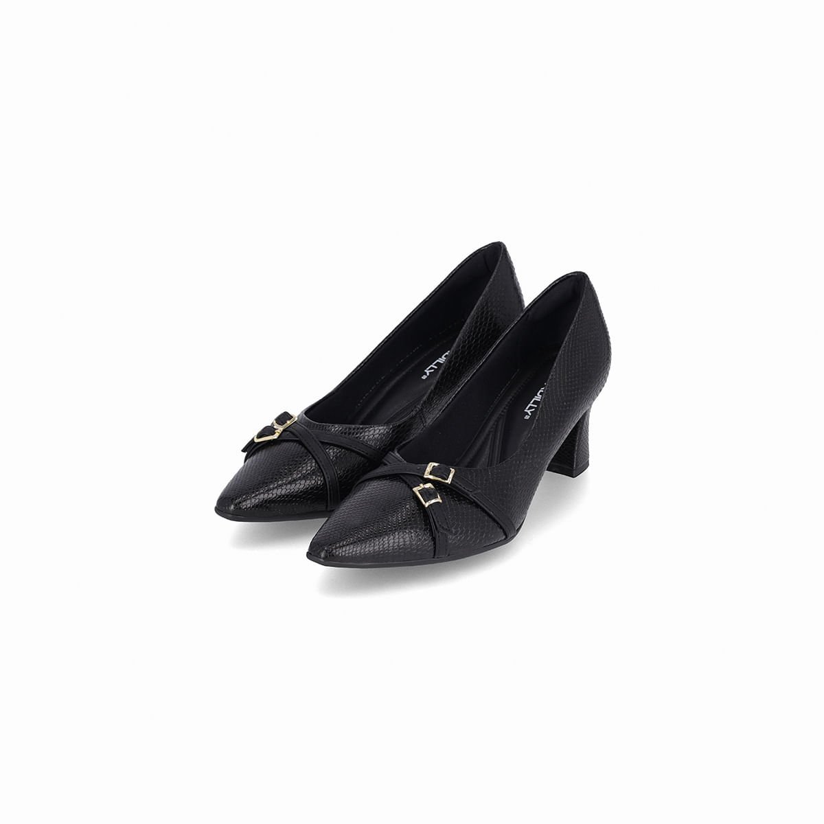 Scarpin Irene Salto Alto Preto Preto 2