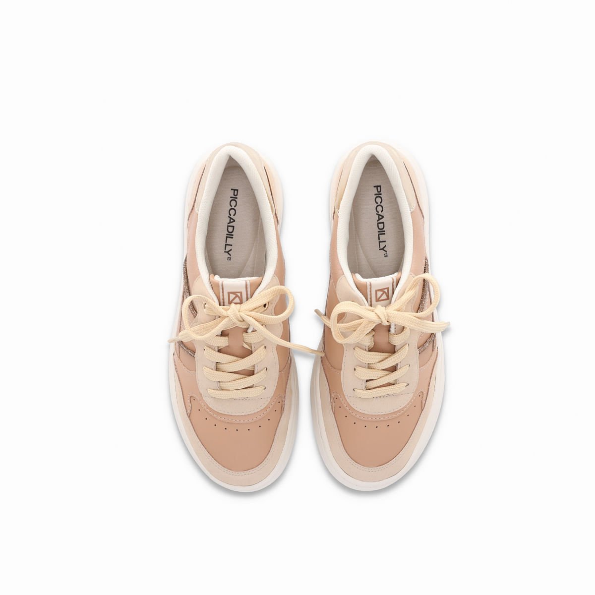 Tênis Beatriz Anabela Médio Rose Bege 3