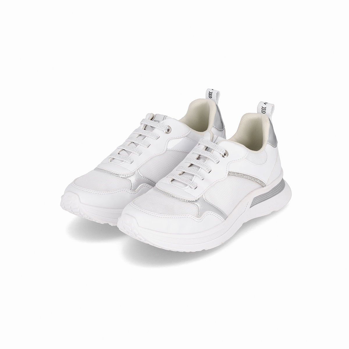 Tênis Energy Anabela Médio Branco Neve com Branco Branco 2