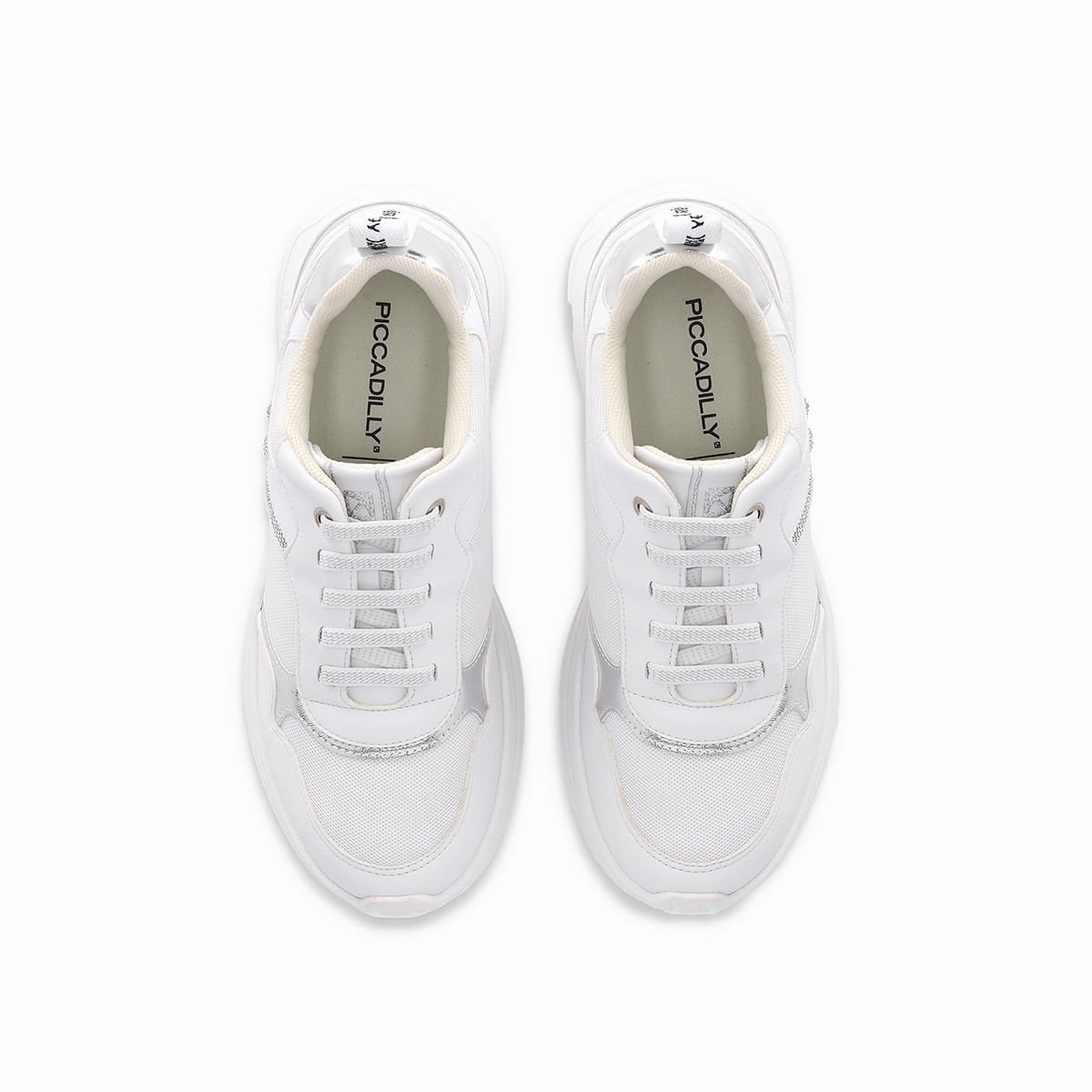 Tênis Energy Anabela Médio Branco Neve com Branco Branco 3