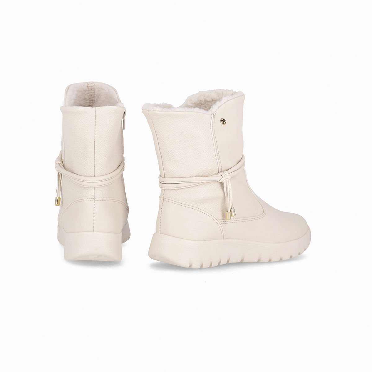 Bota Vicky Cano Curto Salto Baixo Off White Off White 2