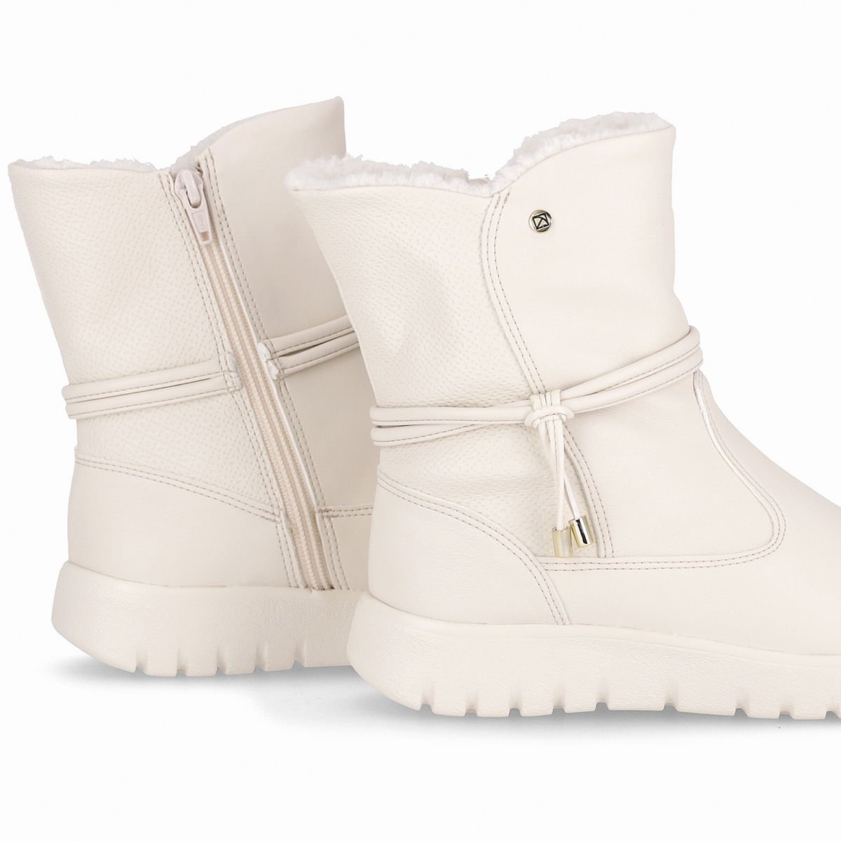 Bota Vicky Cano Curto Salto Baixo Off White Off White 3
