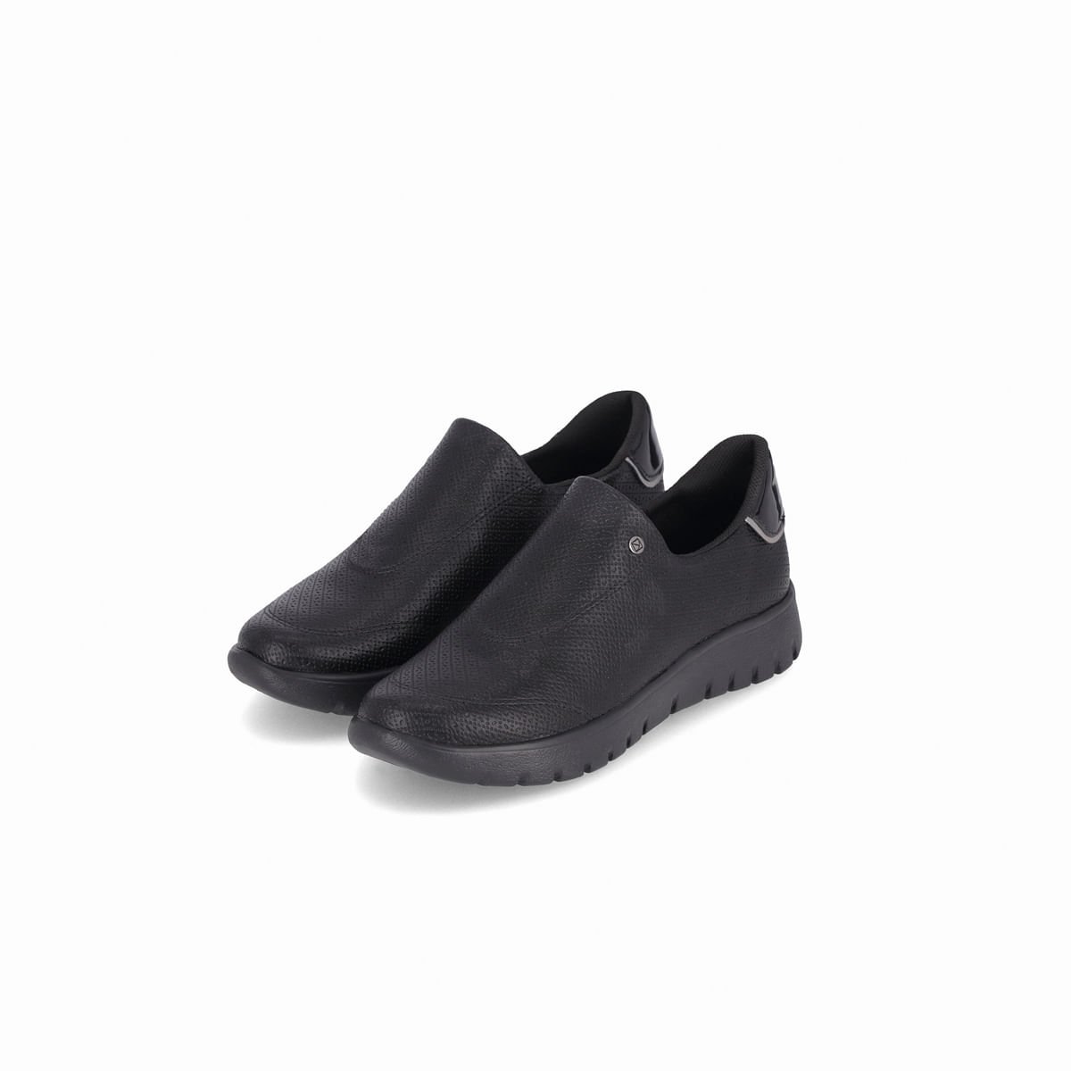 Tênis Vicky Salto Baixo Preto Preto 2