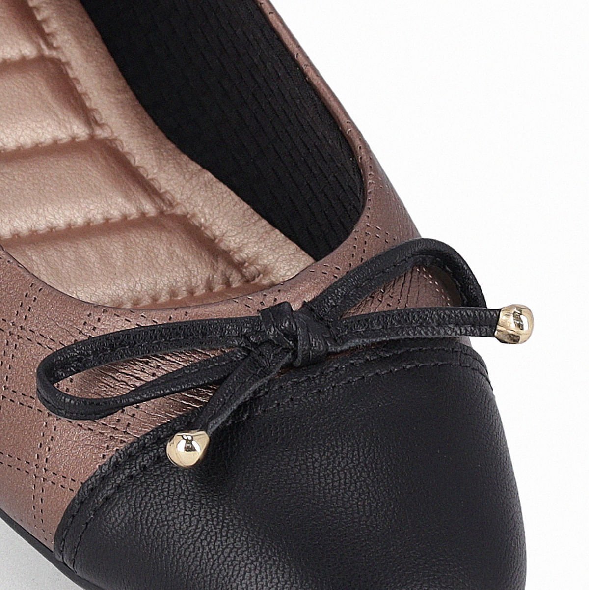 PICCADILLY MAXI - Sapatilha Michele Salto Baixo Bronze Marrom 4