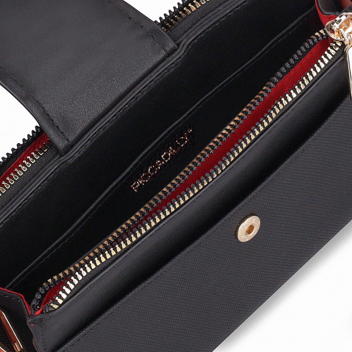 Bolsa Elisa Tiracolo Pequena Preto Preto 5