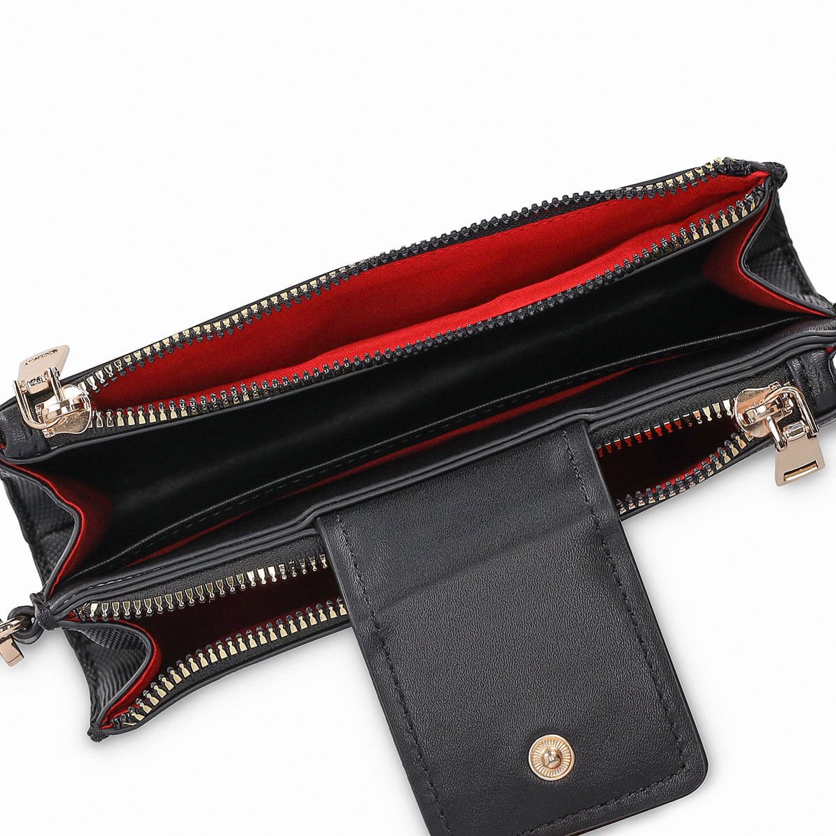 Bolsa Elisa Tiracolo Pequena Preto Preto 6