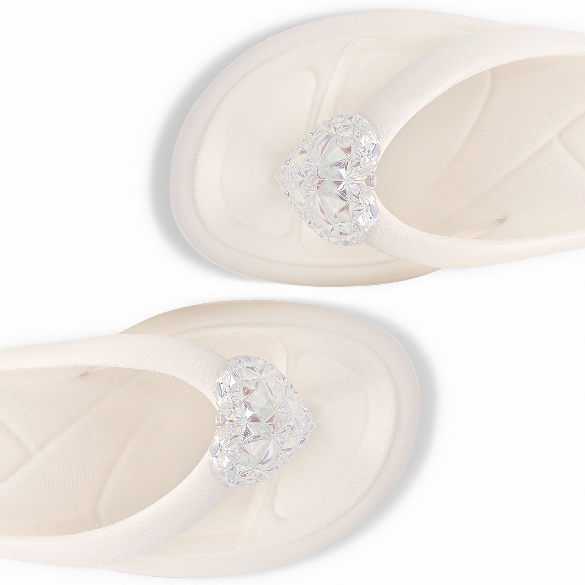 Chinelo Marshmallow com Enfeite Off White Off White 4