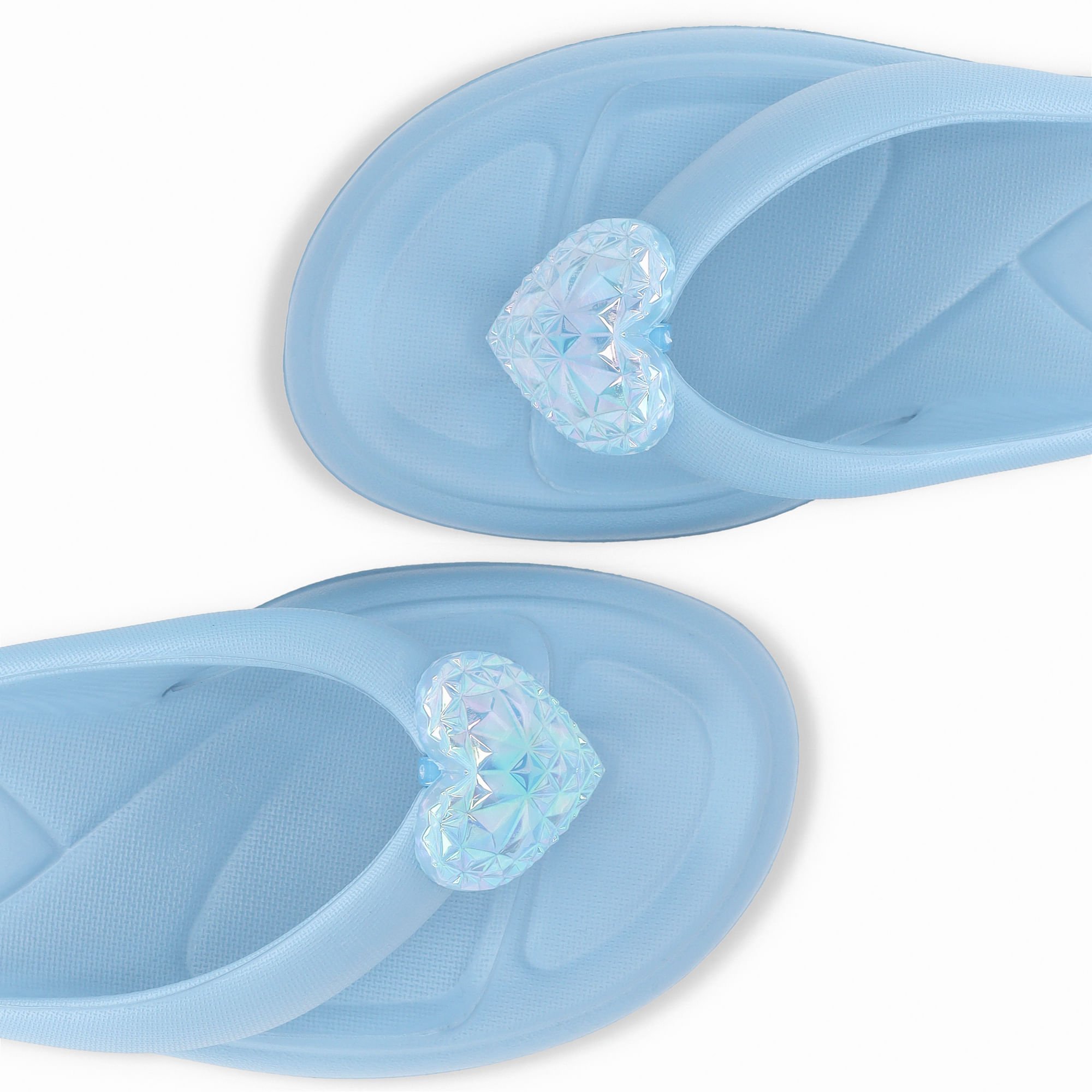 Chinelo Marshmallow com Enfeite Azul Denim Azul 4