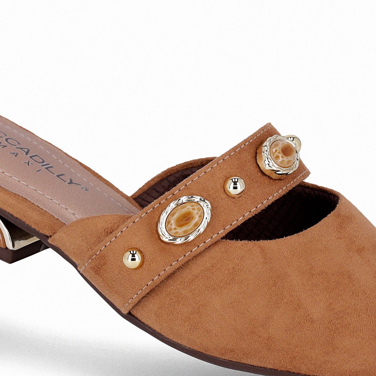 PICCADILLY MAXI - Sapato Mule Silvia Salto Baixo Mascavo Mascavo 4