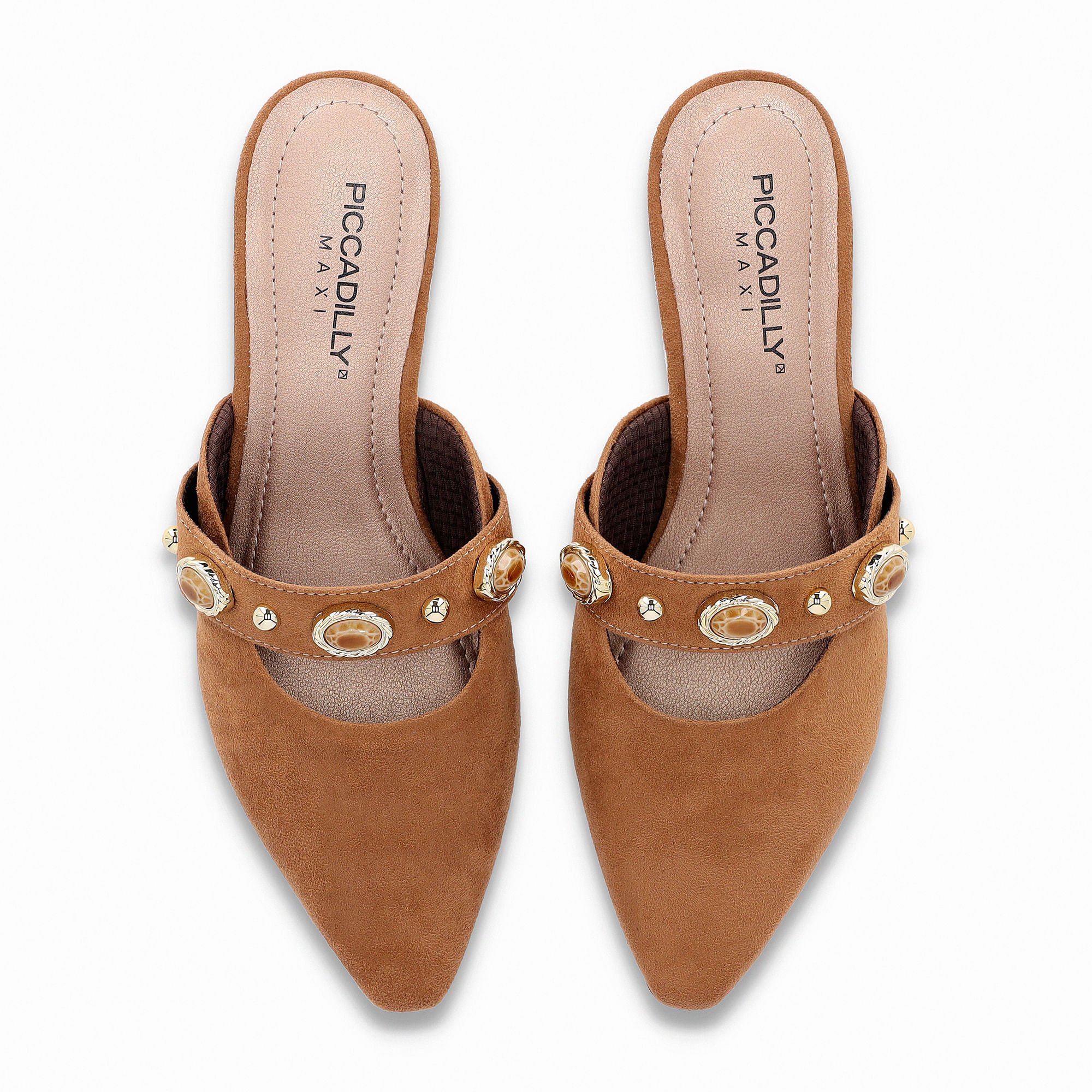 PICCADILLY MAXI - Sapato Mule Silvia Salto Baixo Mascavo Mascavo 5