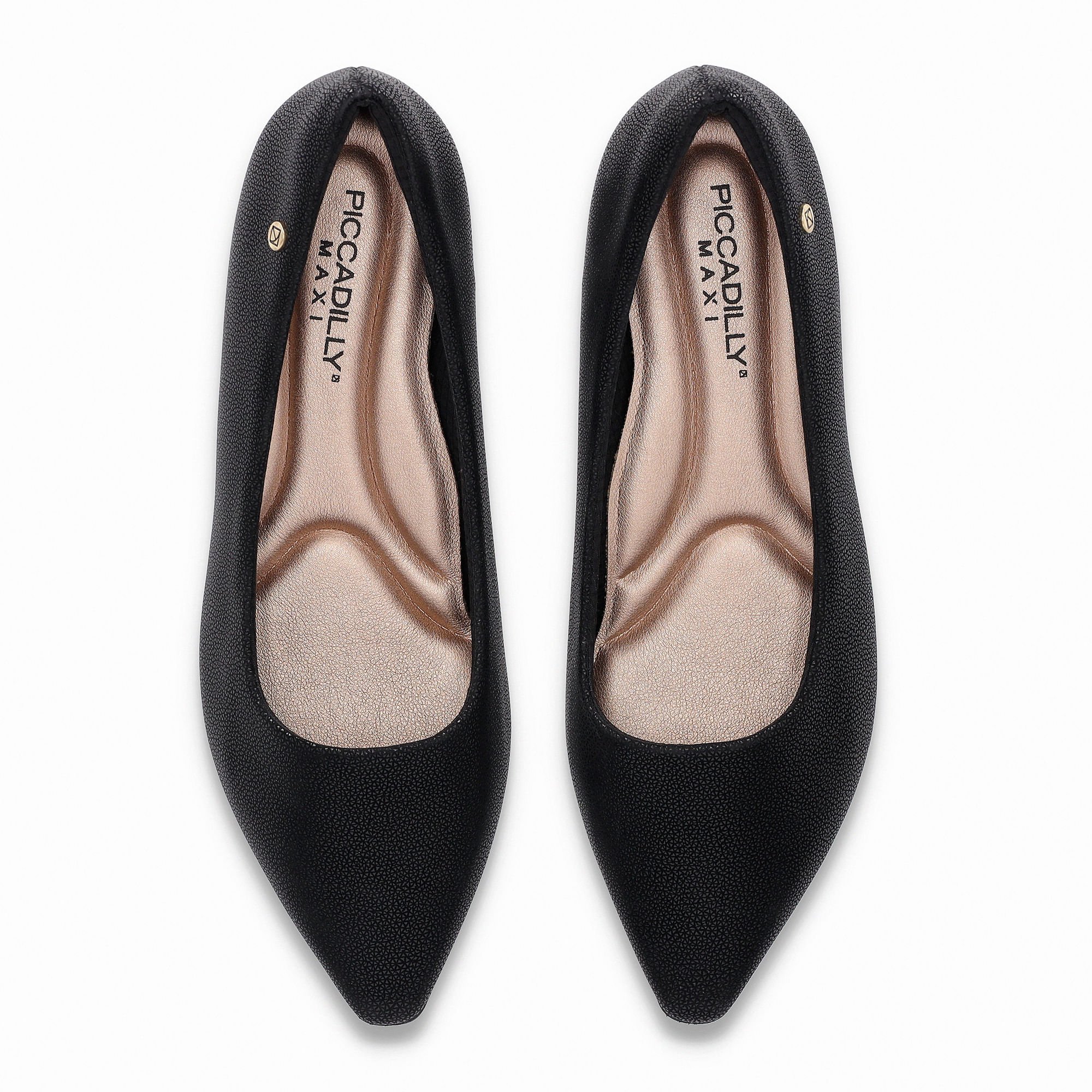 PICCADILLY MAXI - Sapato Silvia Salto Baixo Preto Preto 5