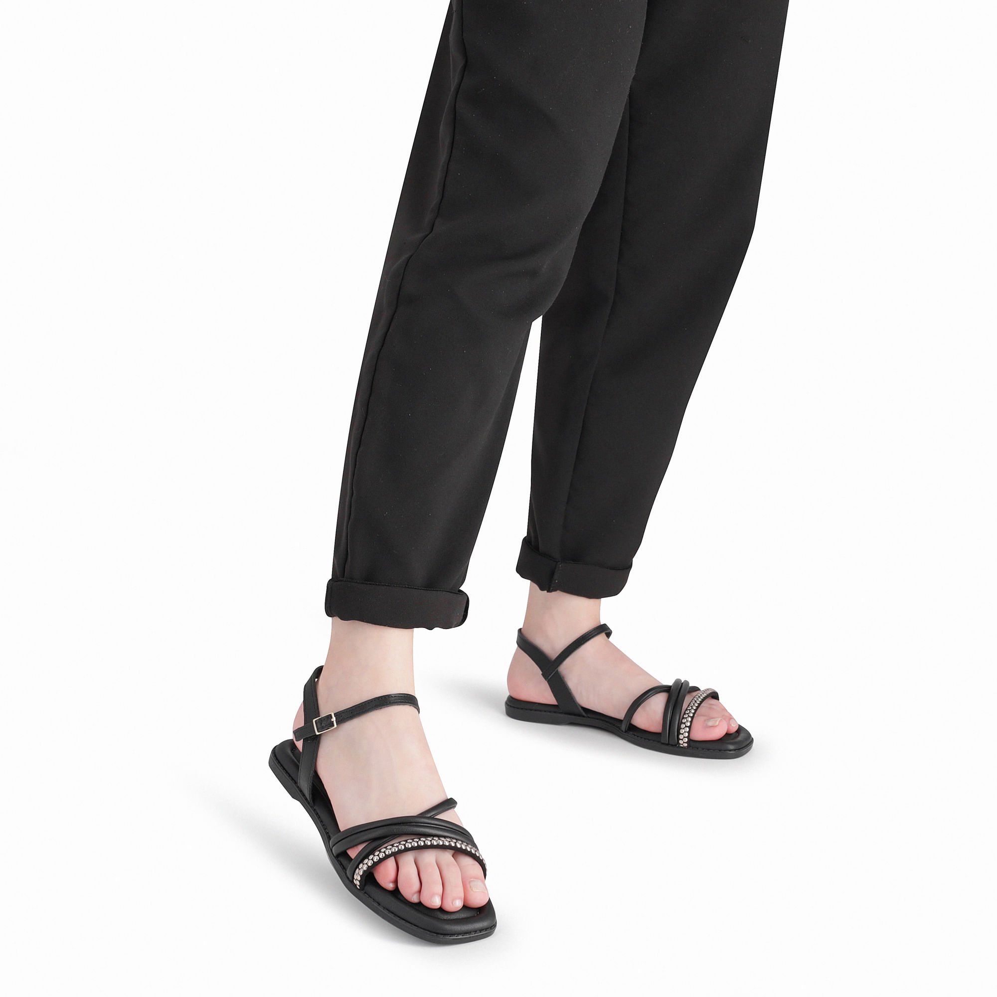 Rasteirinha Gabi Preto Preto 3