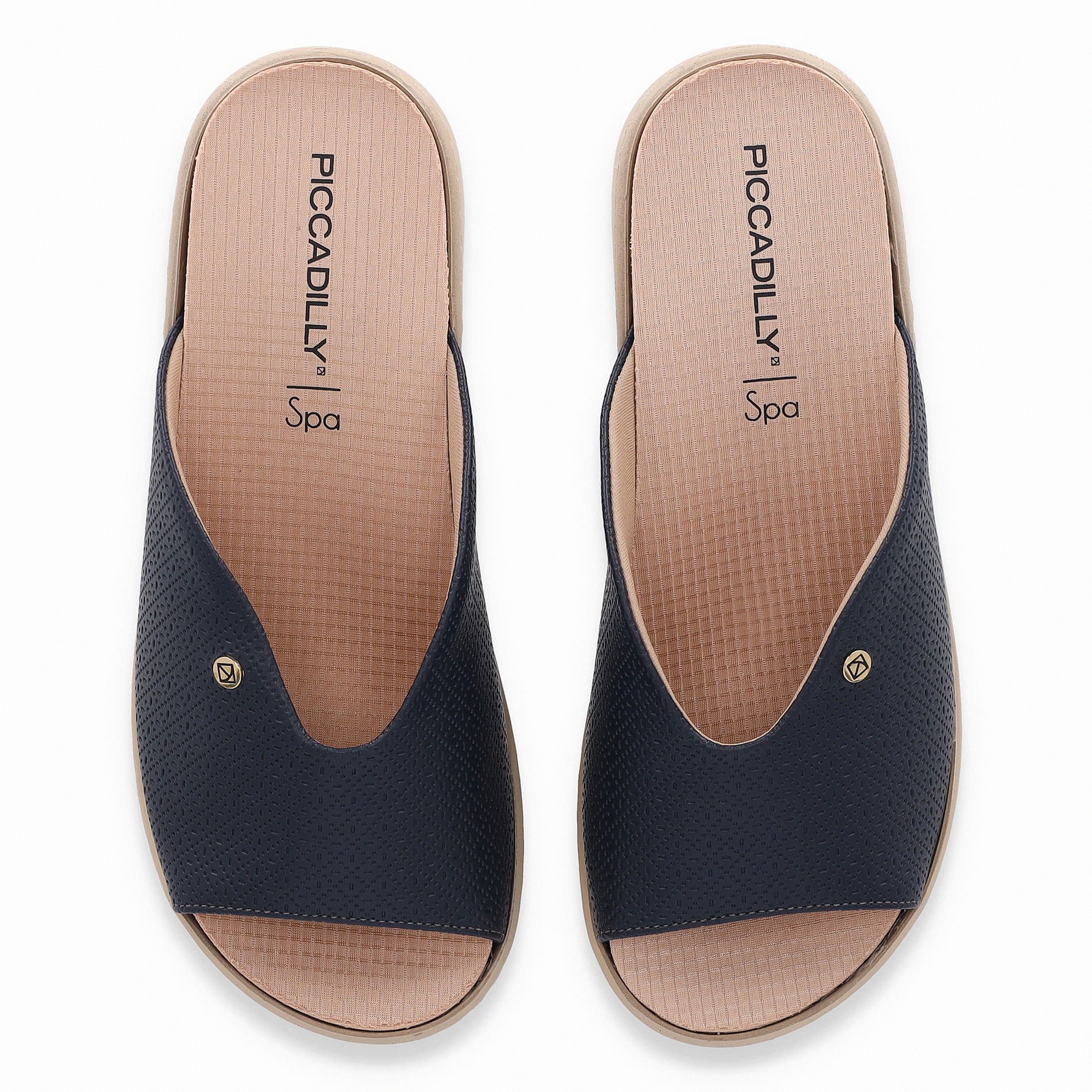 Tamanco Spa Anabela Médio Navy Navy 5