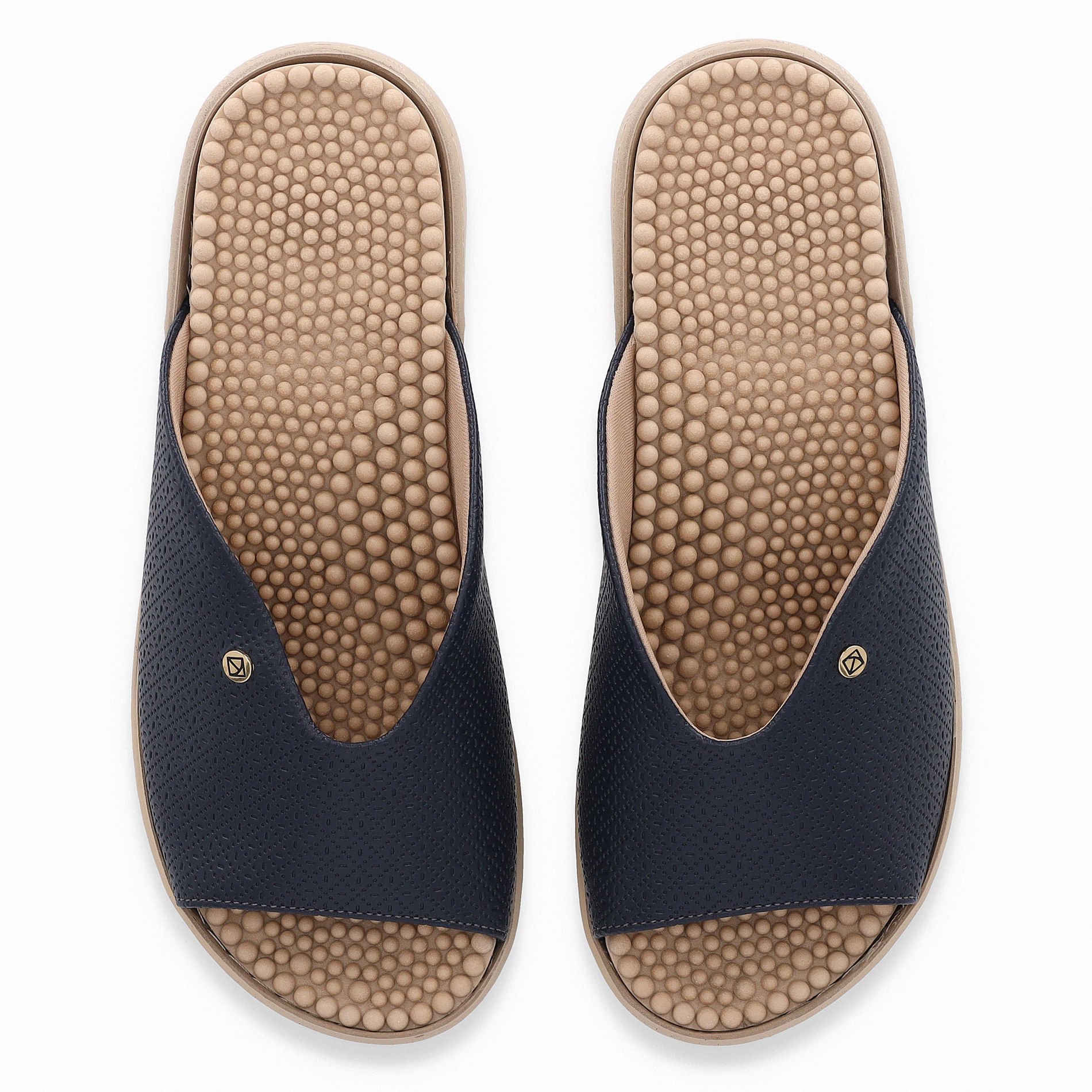 Tamanco Spa Anabela Médio Navy Navy 4