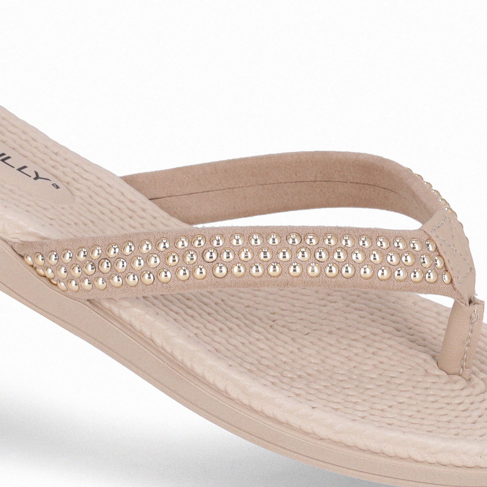 Rasteirinha Adla Areia com Brule Bege 2