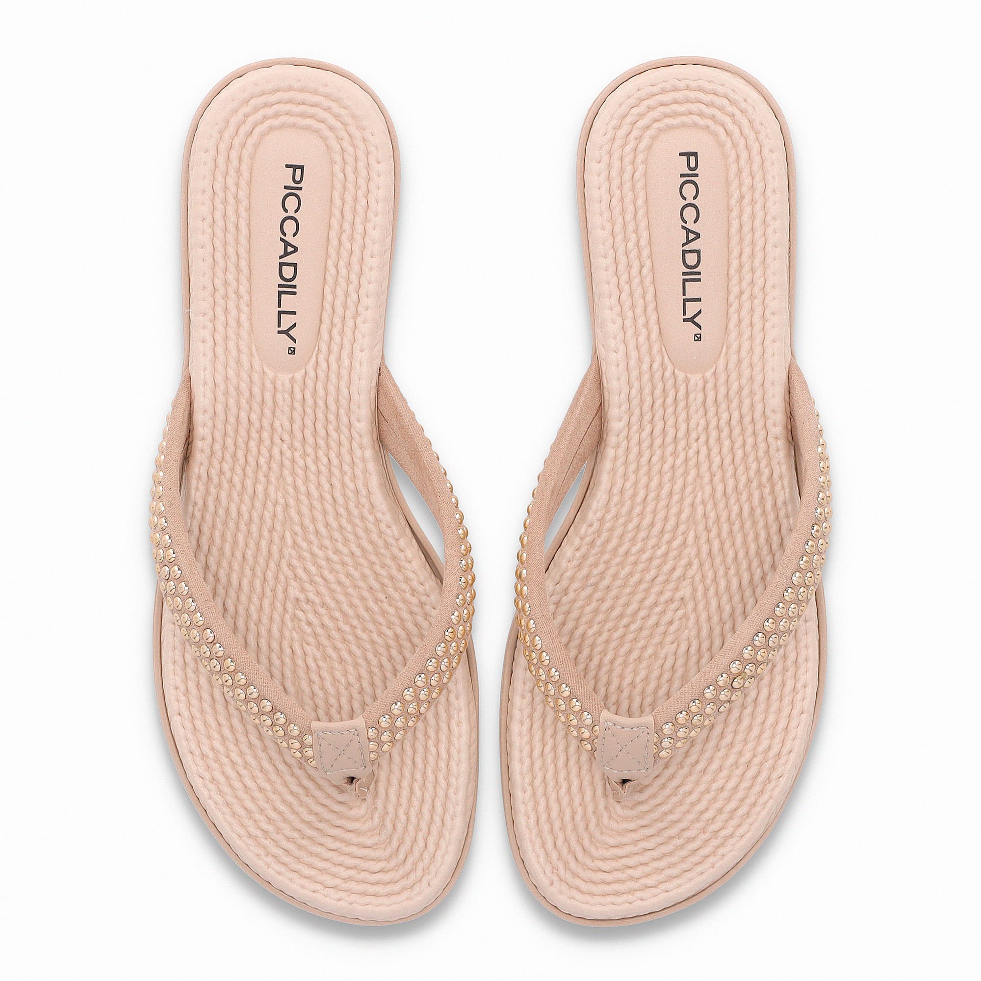 Rasteirinha Adla Areia com Brule Bege 3