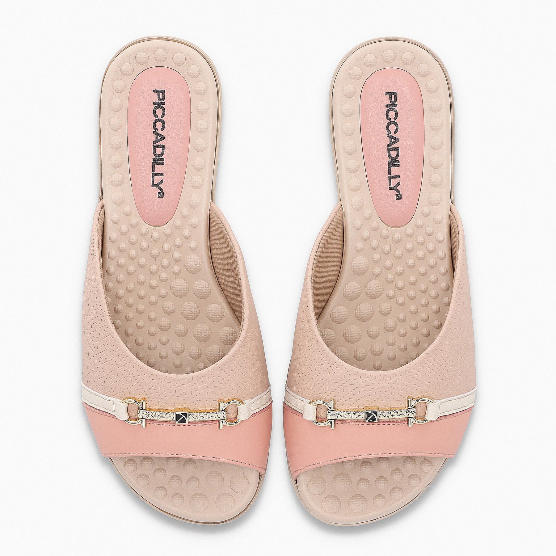 Tamanco Camila Rasteira Rose com Iogurte Rosa 5