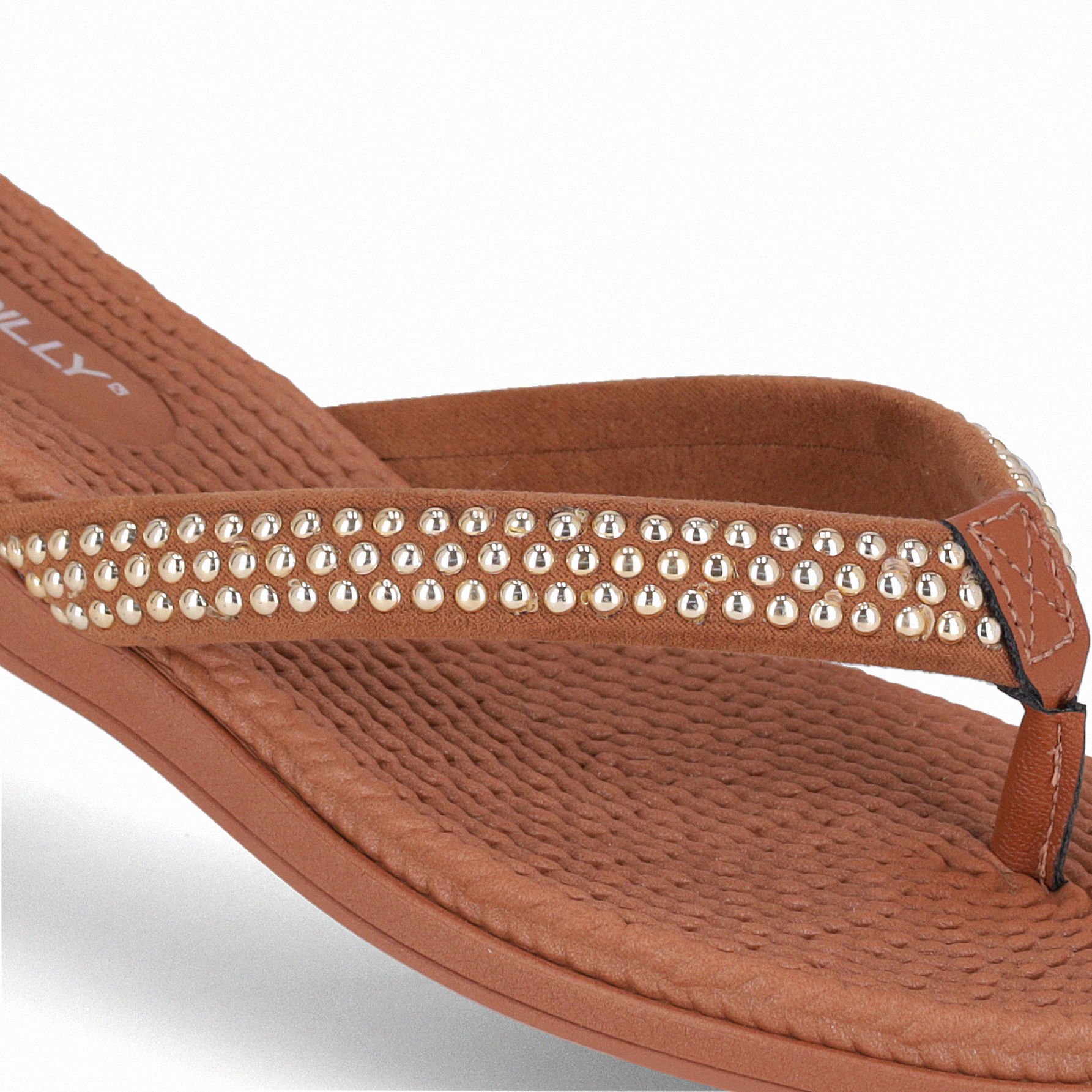 Rasteirinha Adla Caramelo com Ocre Marrom 4