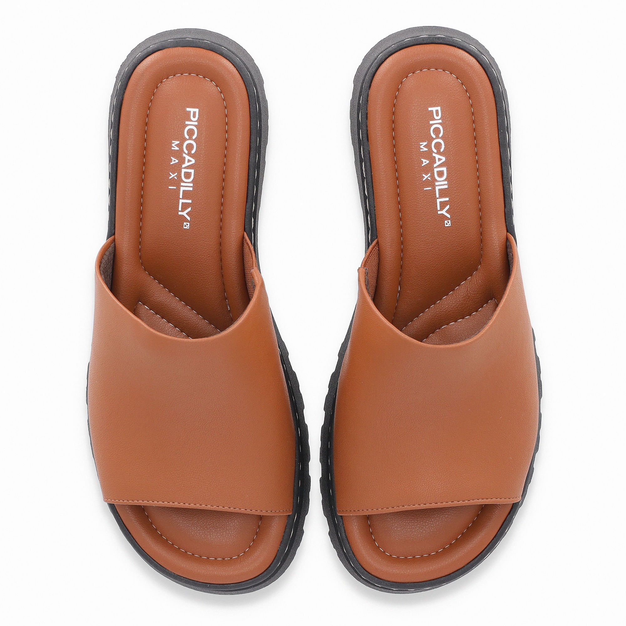 PICCADILLY MAXI - Tamanco Salto Médio Ocre Marrom 5