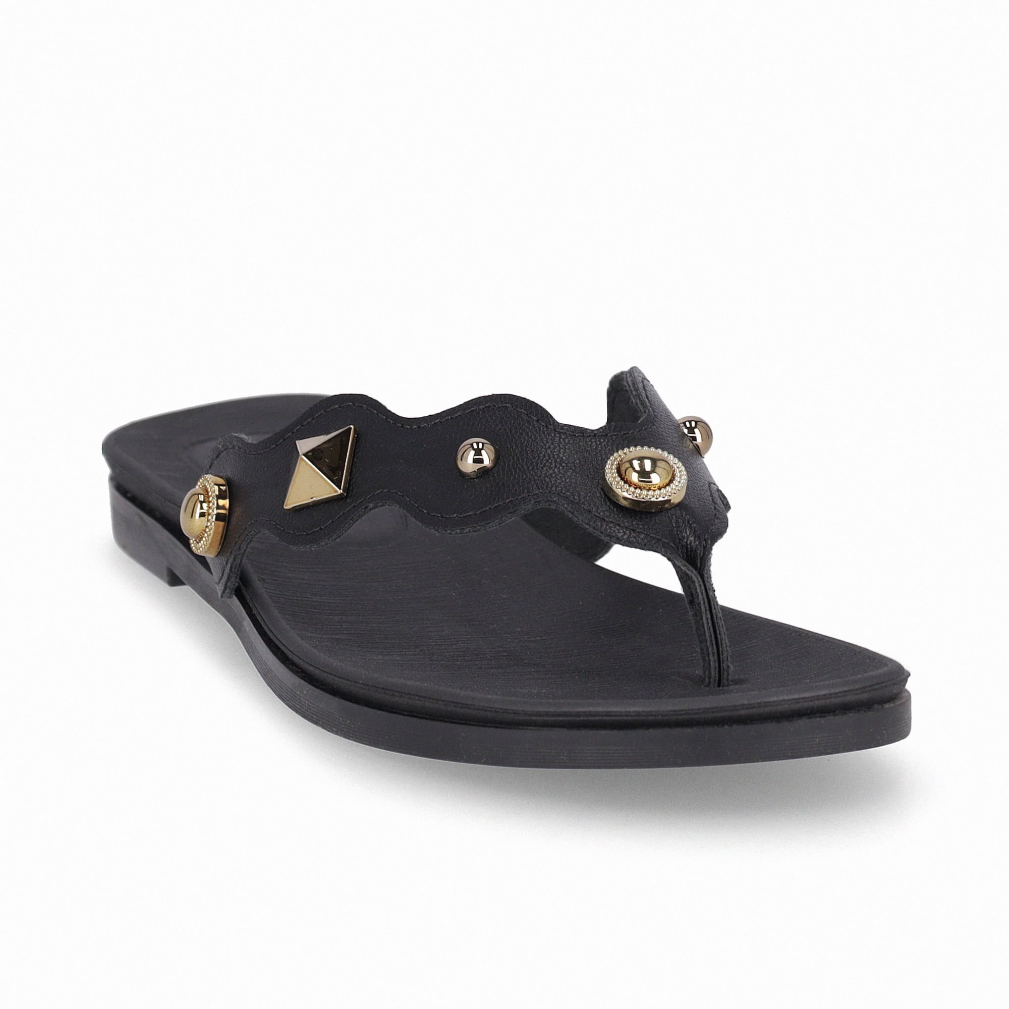 Rasteirinha Mari Preto Preto 3