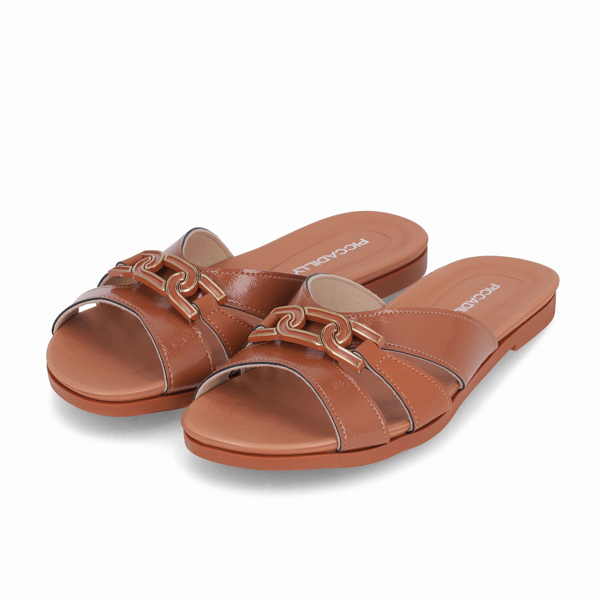 Rasteirinha Mari Ocre Marrom 2