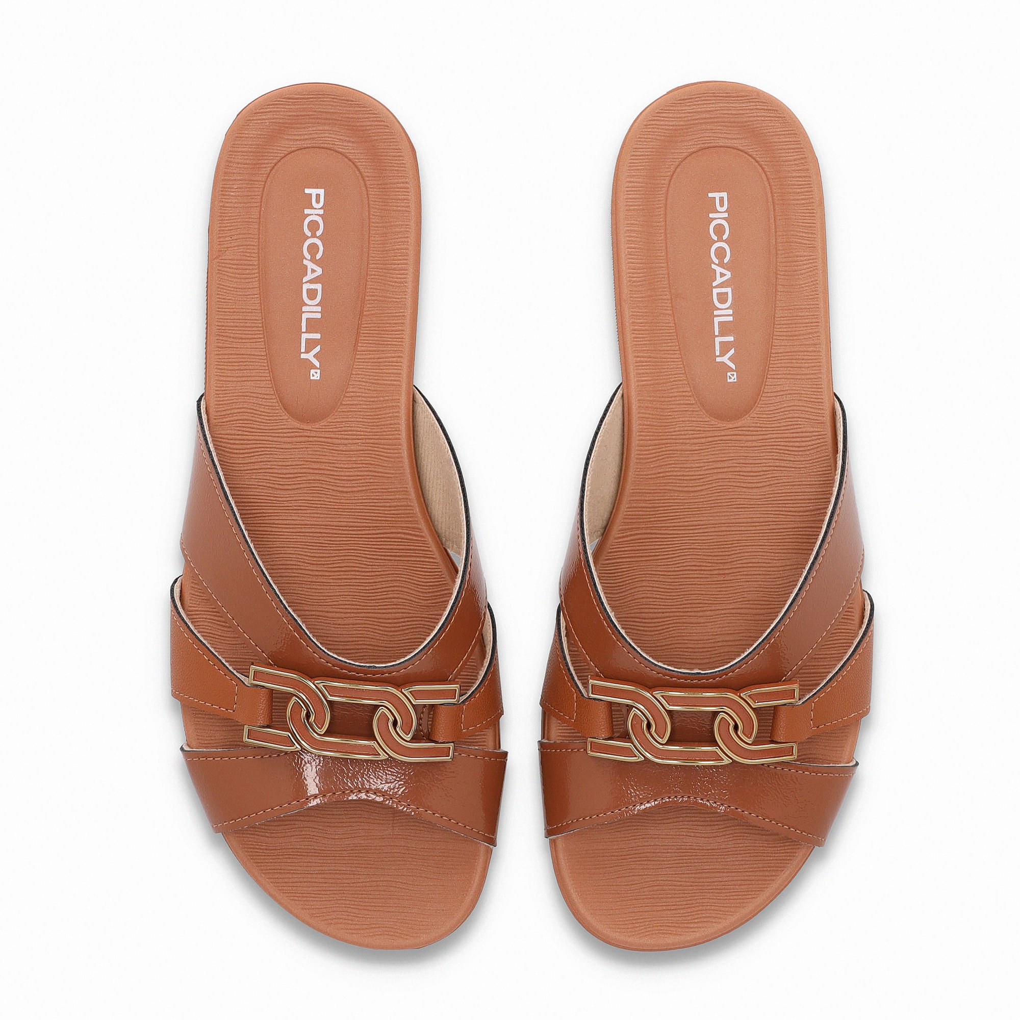 Rasteirinha Mari Ocre Marrom 5
