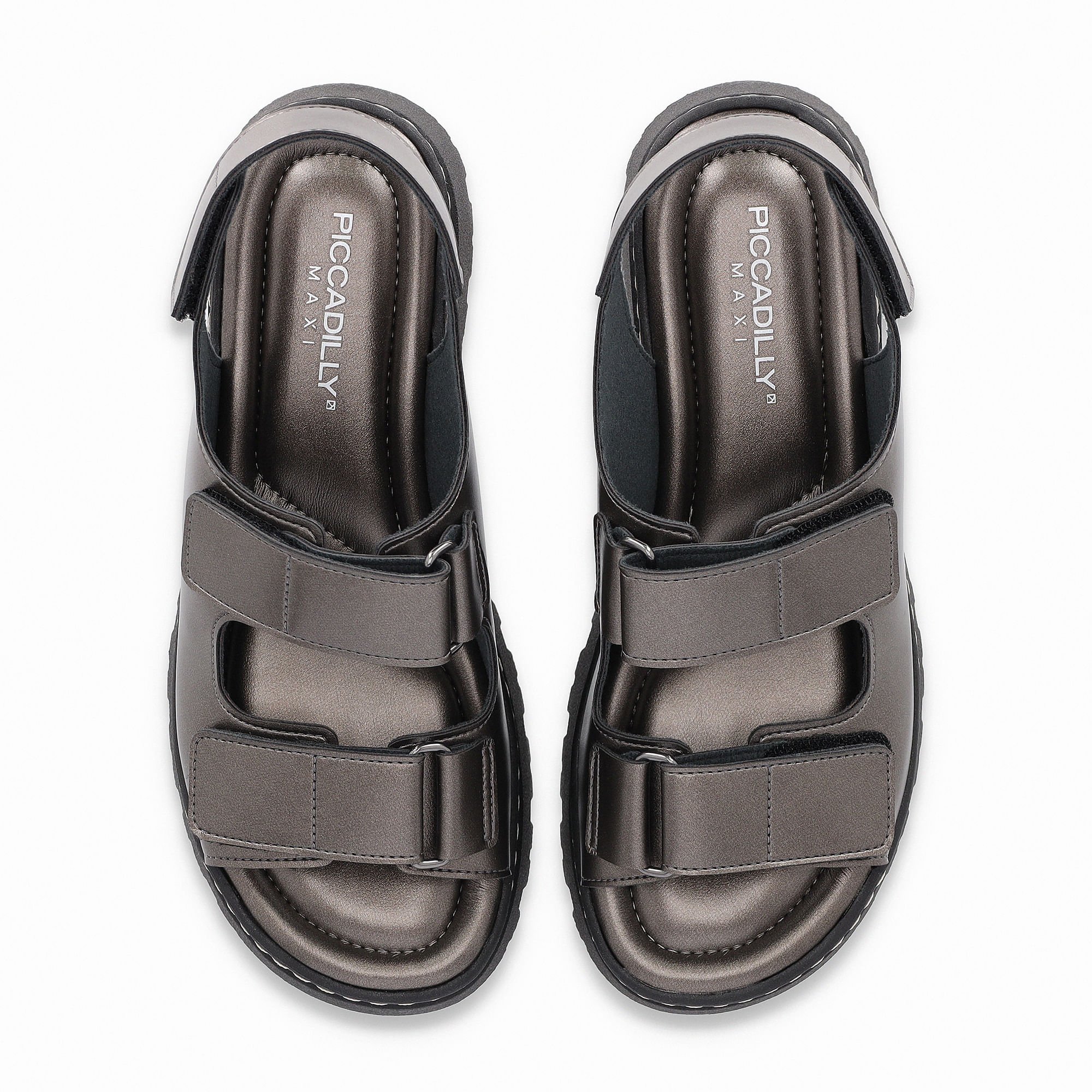 PICCADILLY MAXI - Sandália Salto Médio Pewter Pewter 8