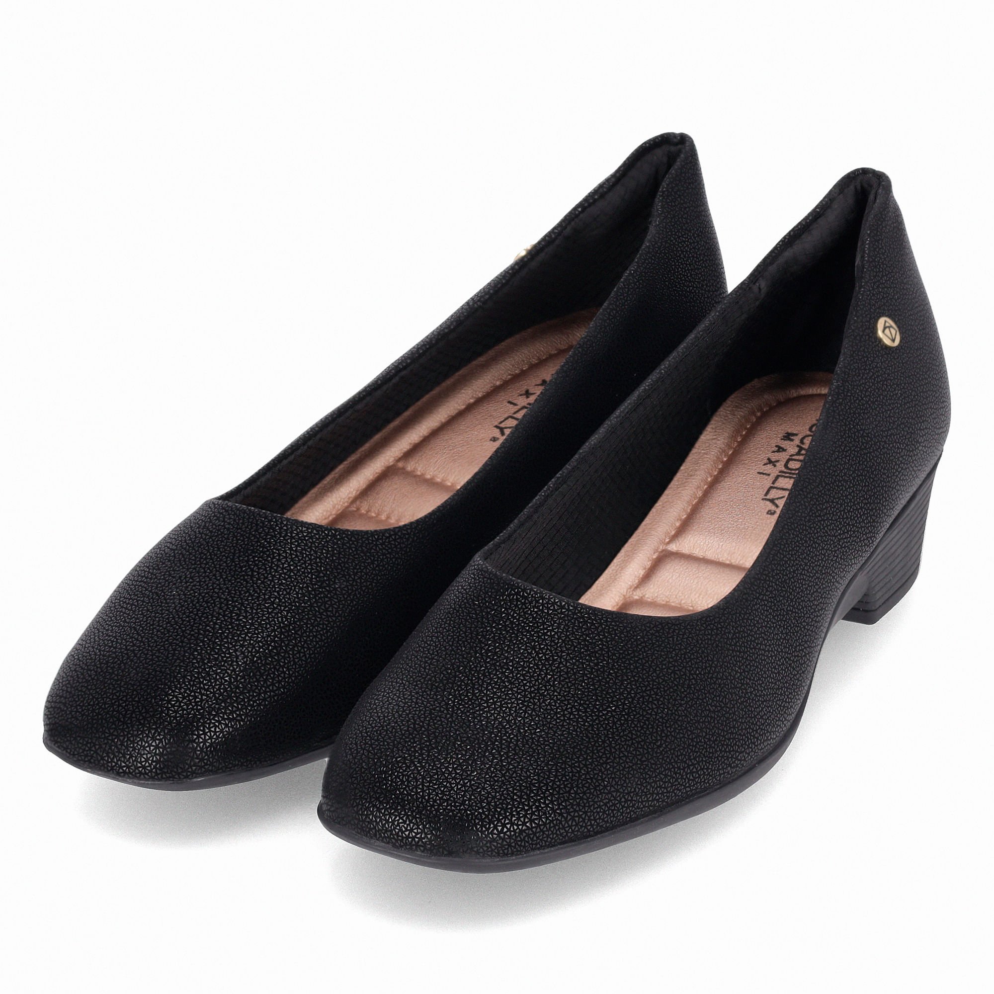 PICCADILLY MAXI - Sapato Anabela Médio Preto Preto 2