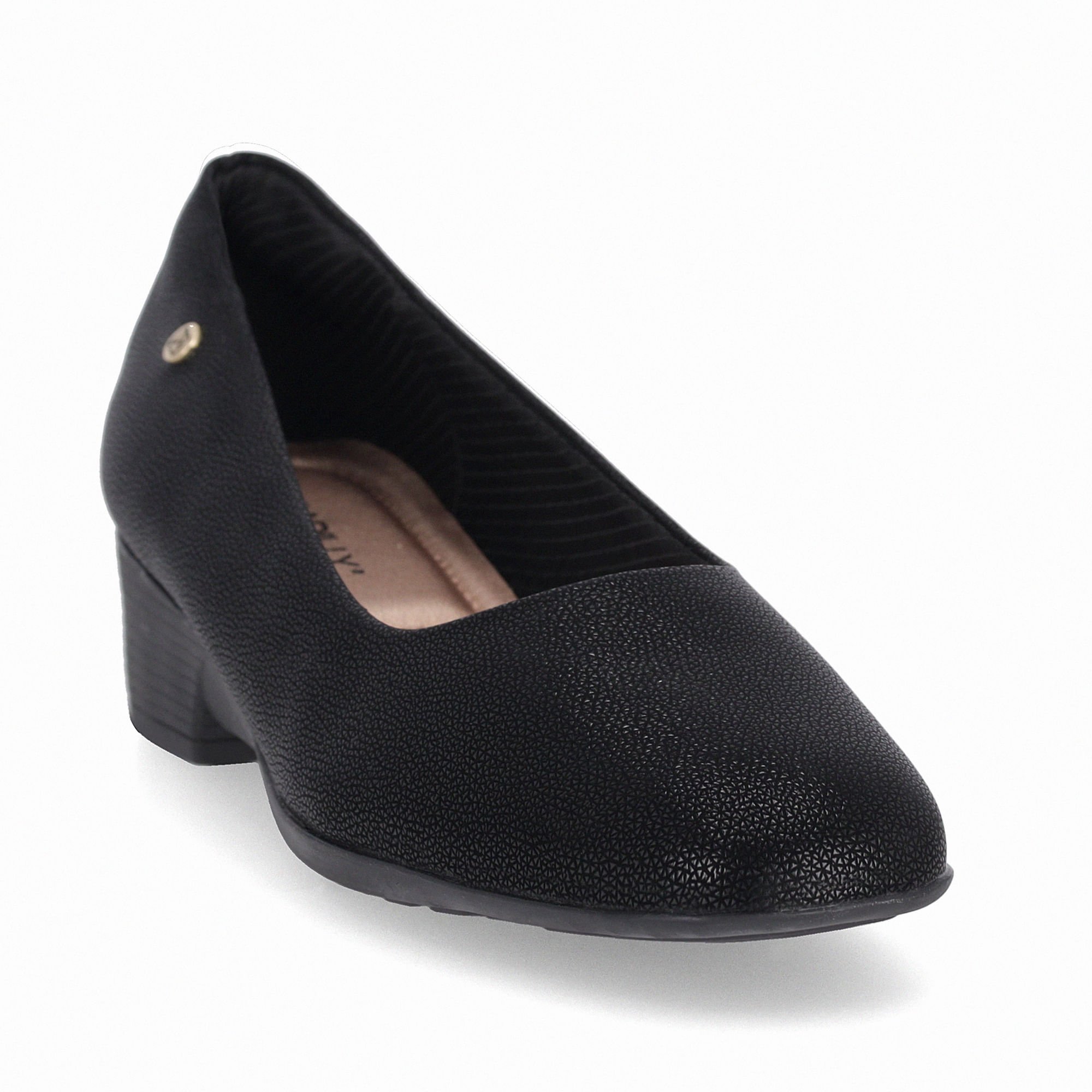 PICCADILLY MAXI - Sapato Anabela Médio Preto Preto 3