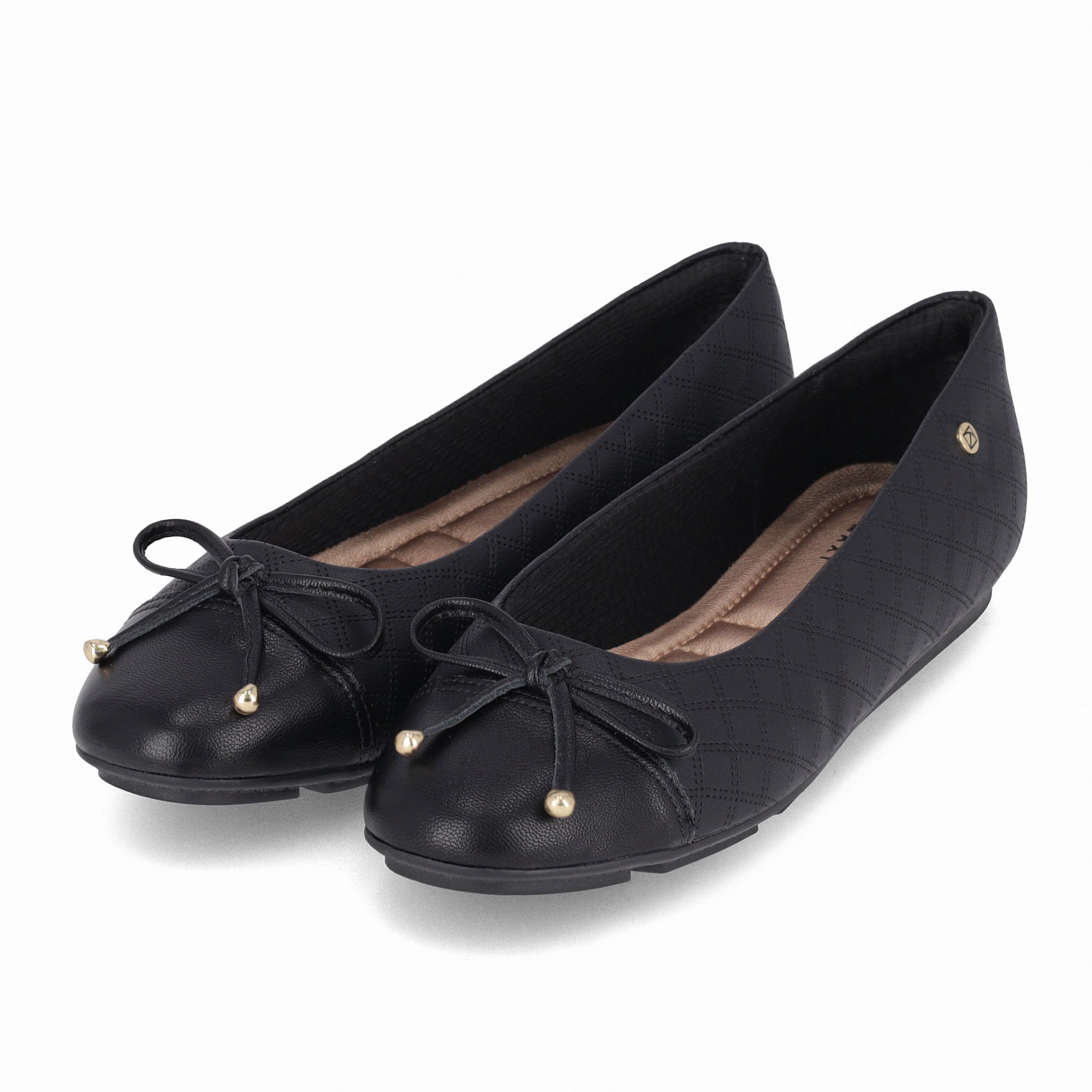 PICCADILLY MAXI - Sapatilha Michele Salto Baixo Preto Preto 2