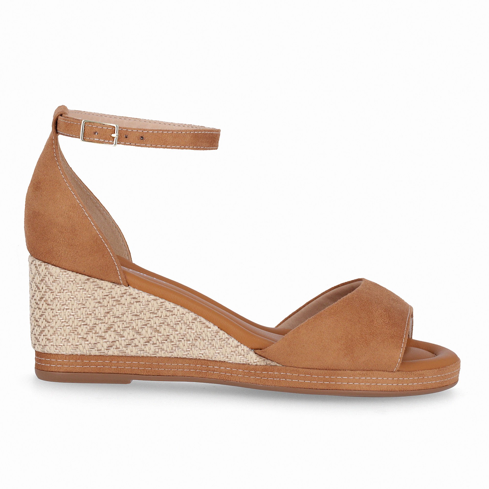 Sandália Alice Anabela Alto Mascavo