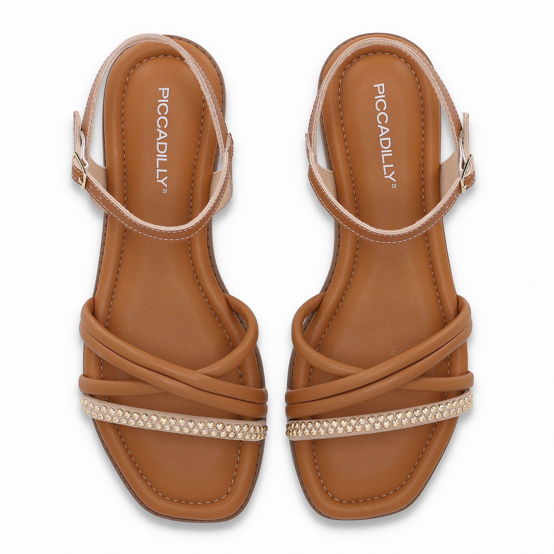 Rasteirinha Gabi Mascavo com Caramelo Marrom 5