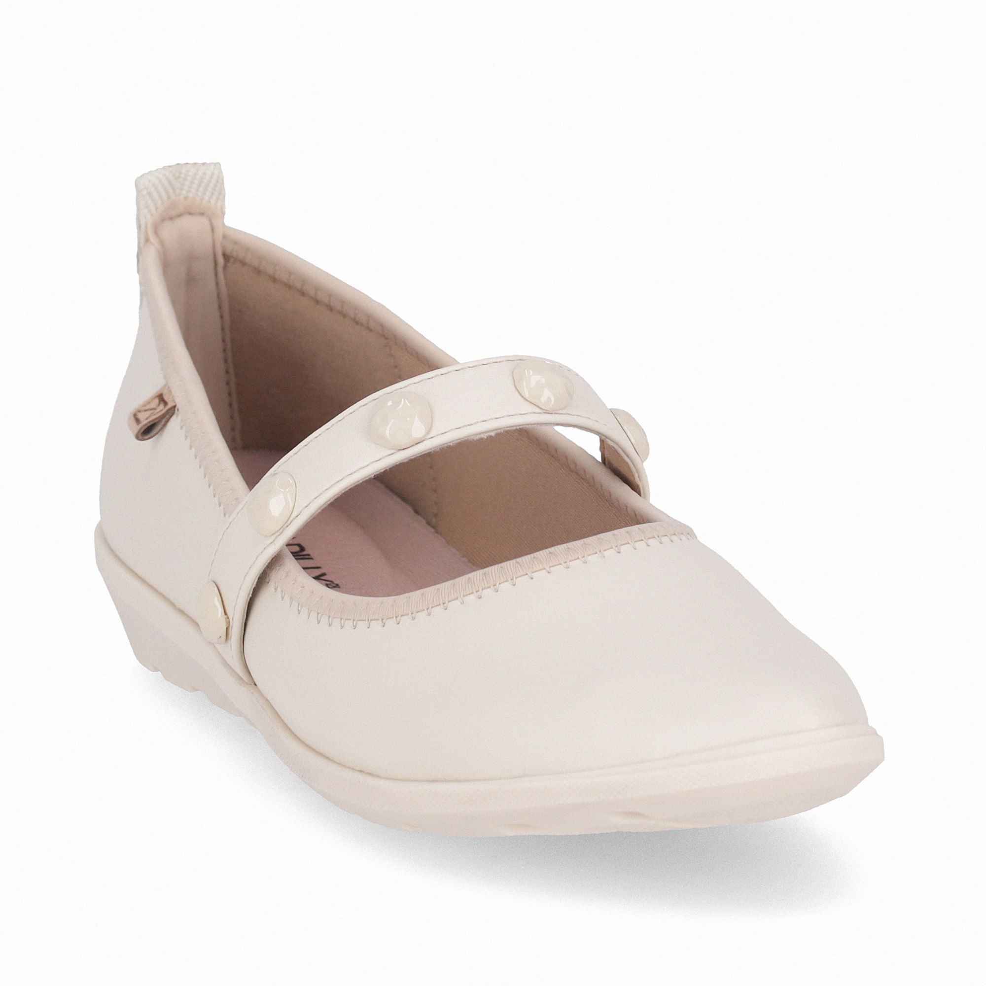 Sapatilha Boneca Solange Off White com Marfim Off White 3