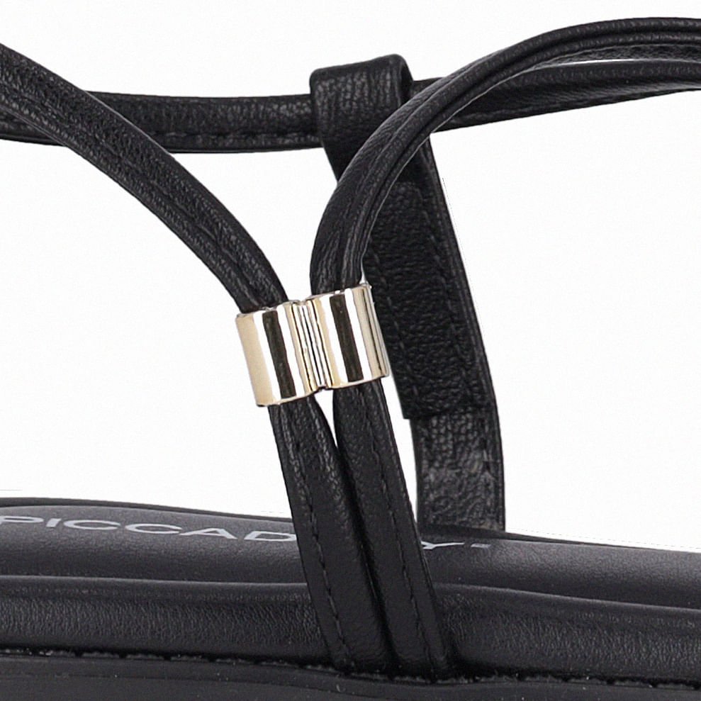 Rasteirinha Gabi Preto Preto 4