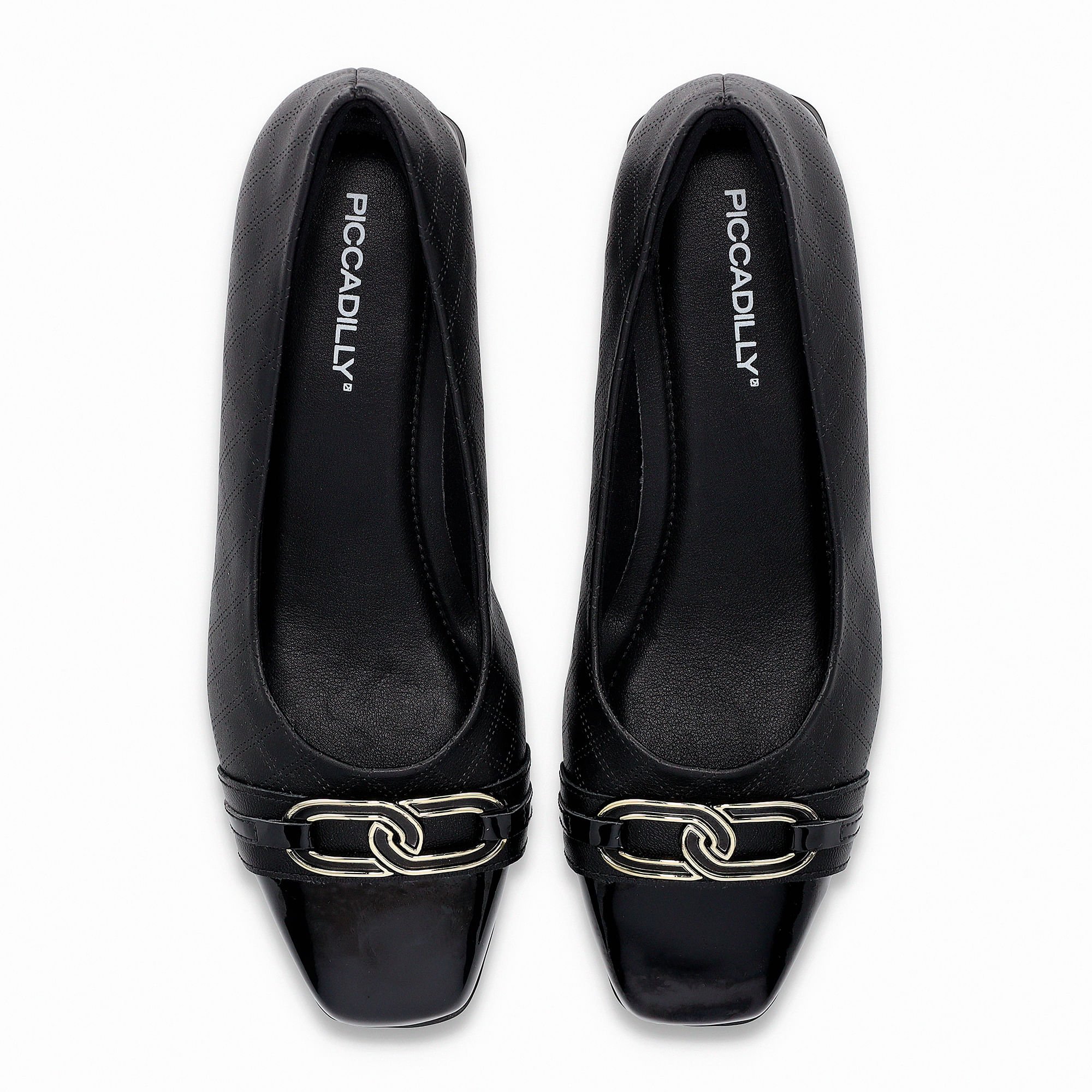 Scarpin Tati Salto Médio Preto Preto 4