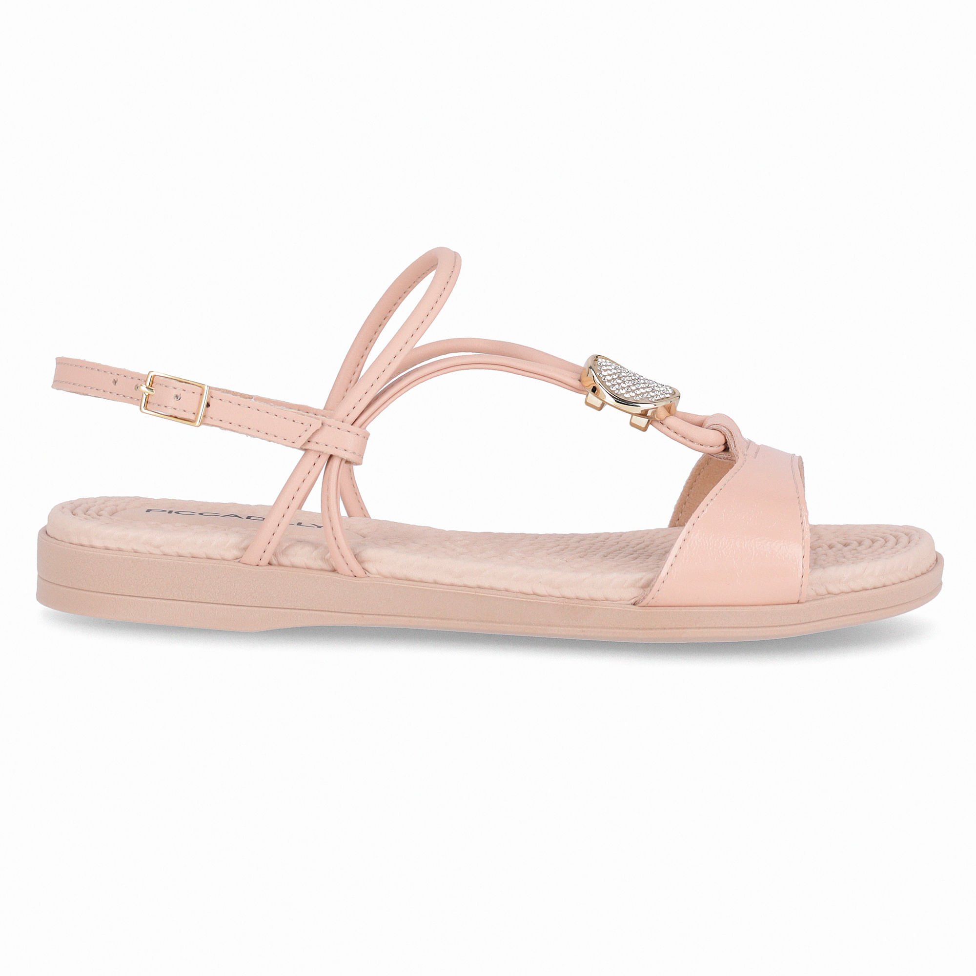 Sandália Rasteirinha Adla Rose