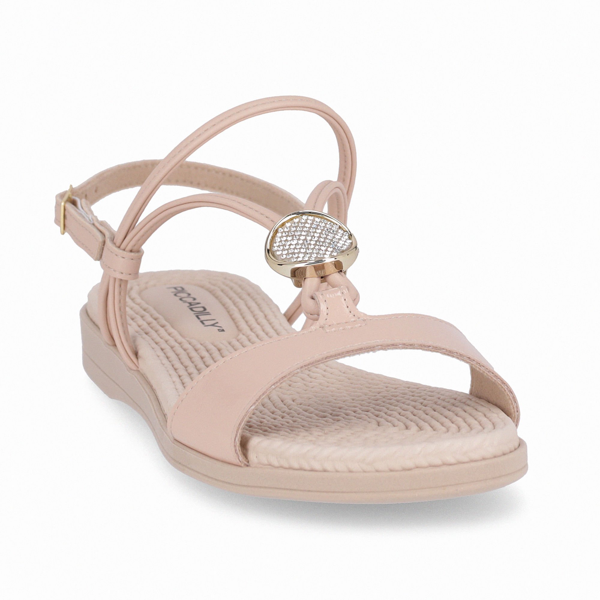 Sandália Rasteirinha Adla Rose Rosa 3