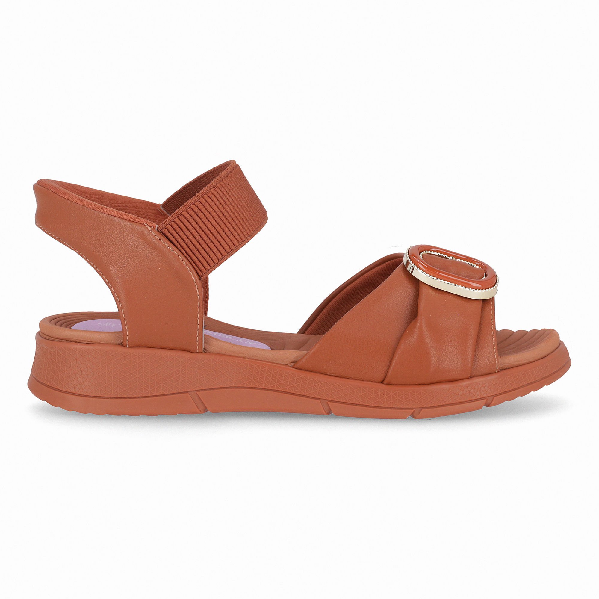 Papete SlipFit Anabela Médio Ocre