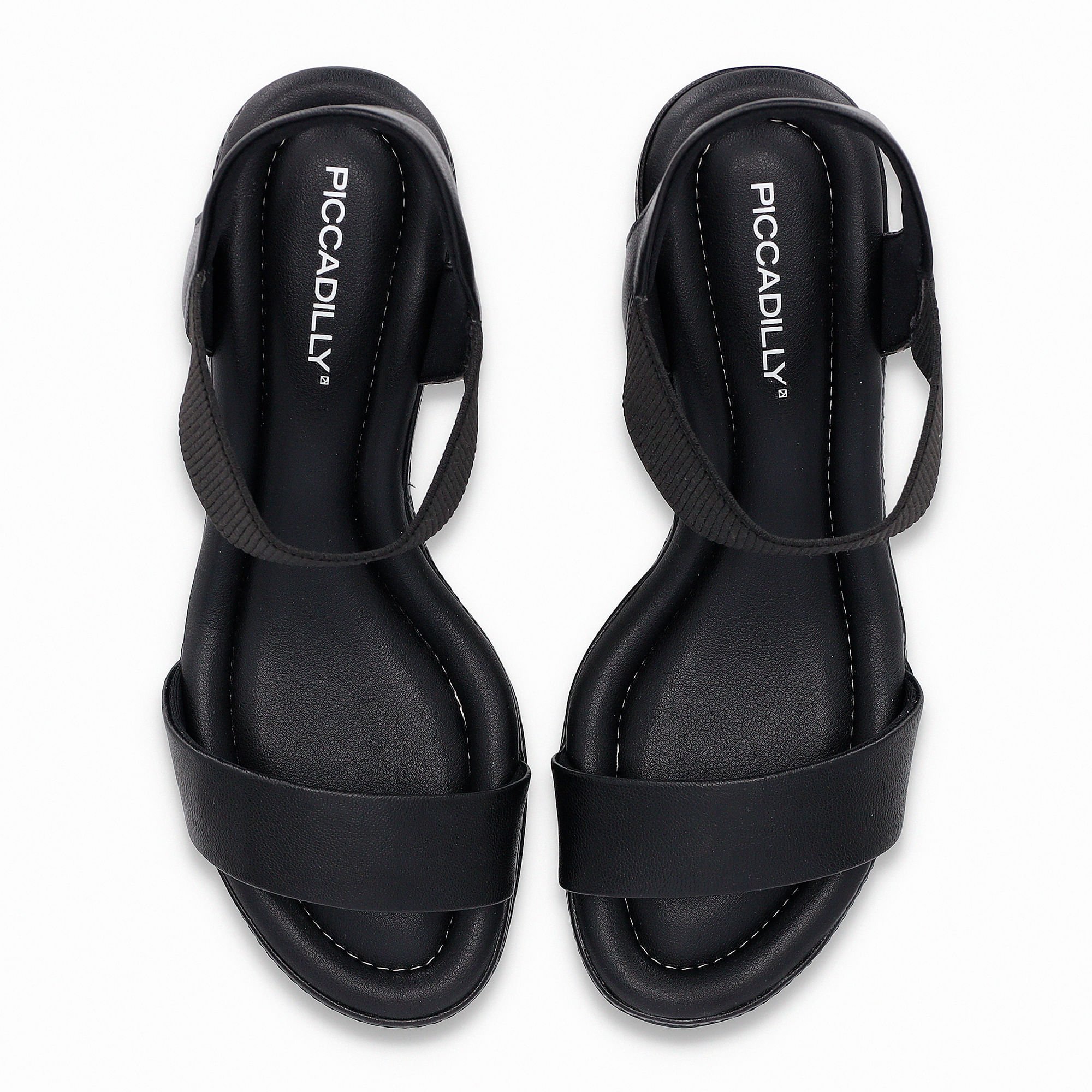 Sandália Paola Salto Médio Preto Preto 4