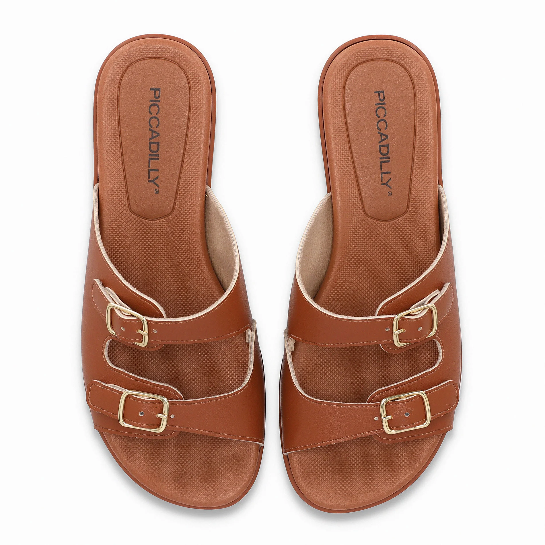 Tamanco Marli Anabela Baixo Ocre Marrom 5