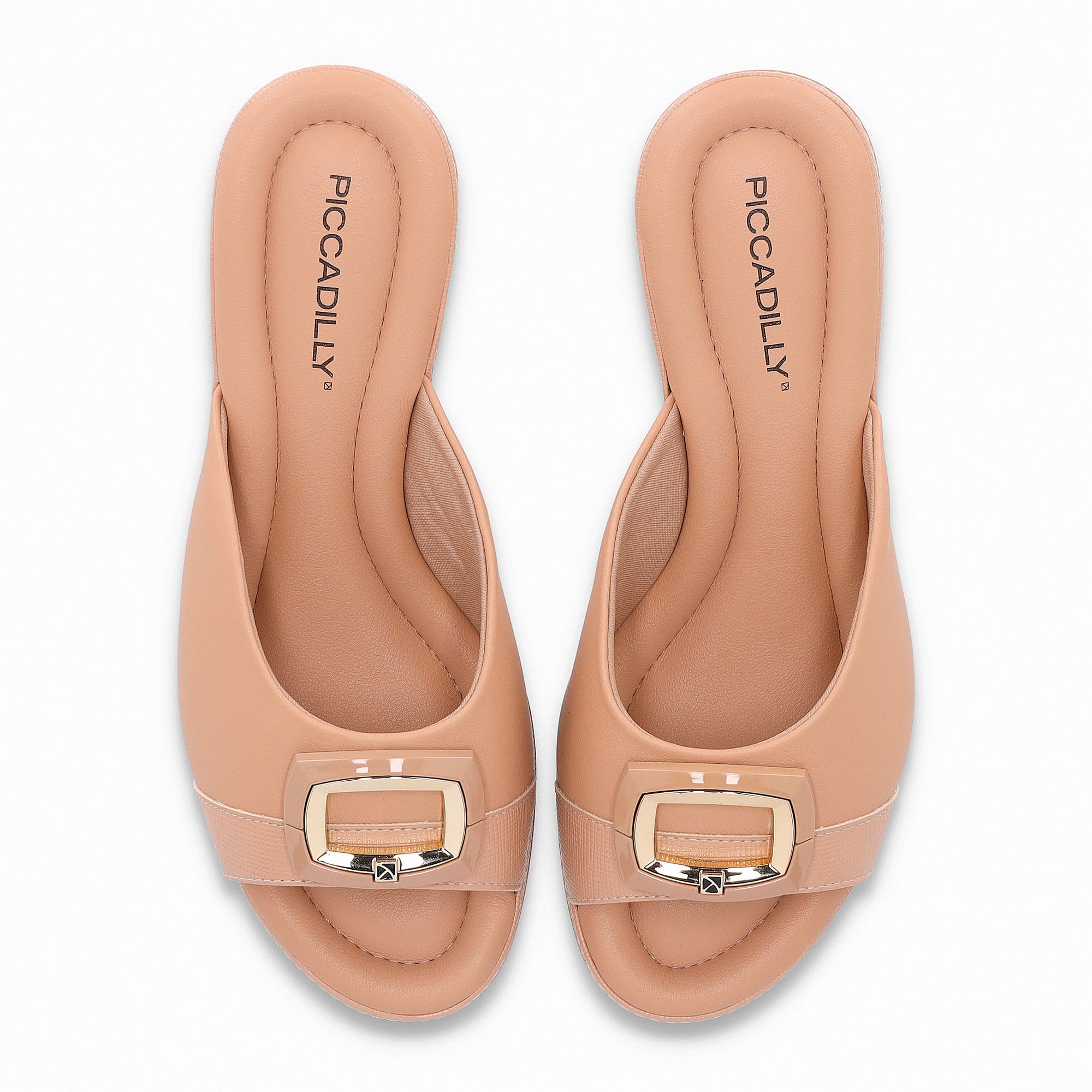 Tamanco Paola Salto Médio Nude Claro Rosa 5