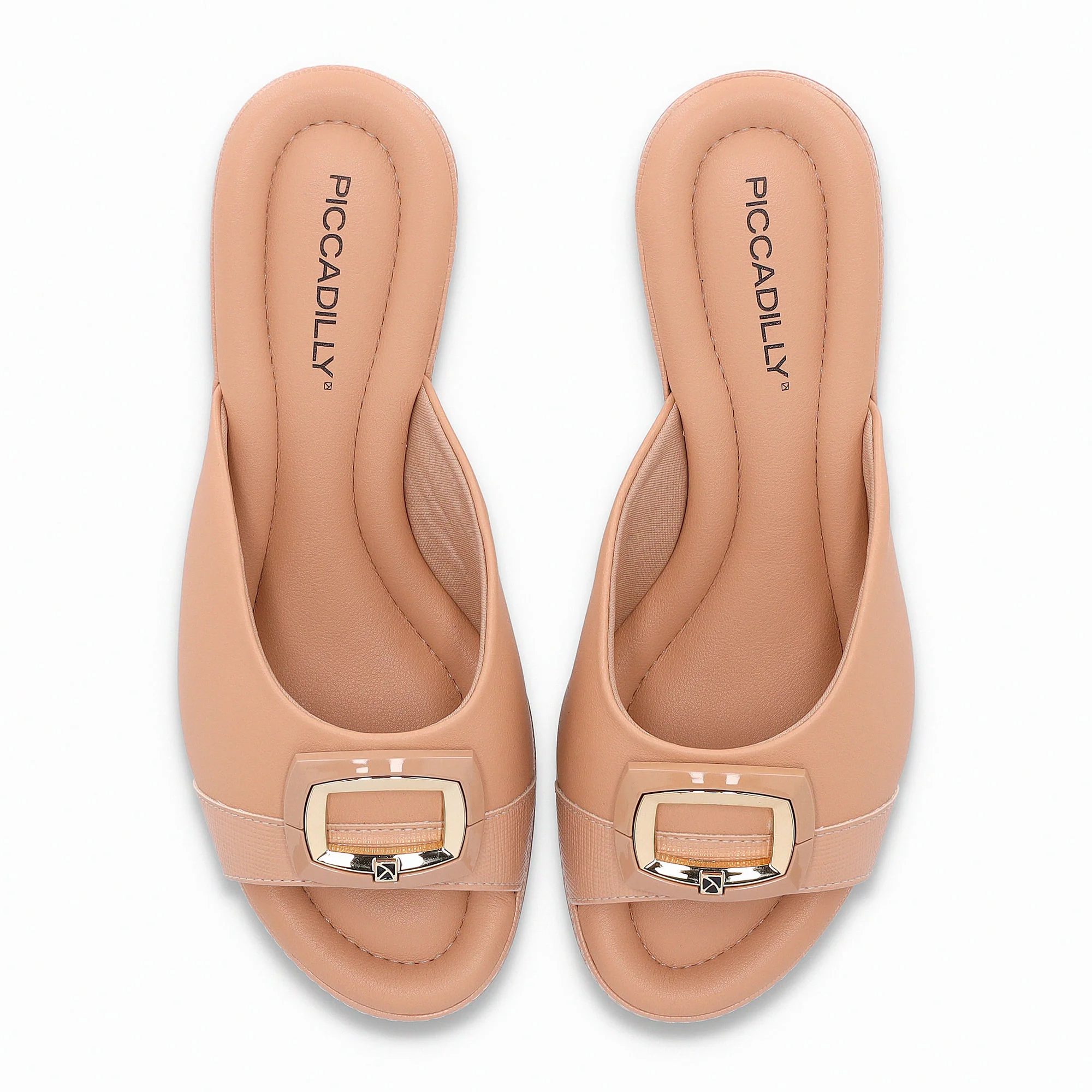 Tamanco Paola Salto Médio Nude Claro Rosa 5