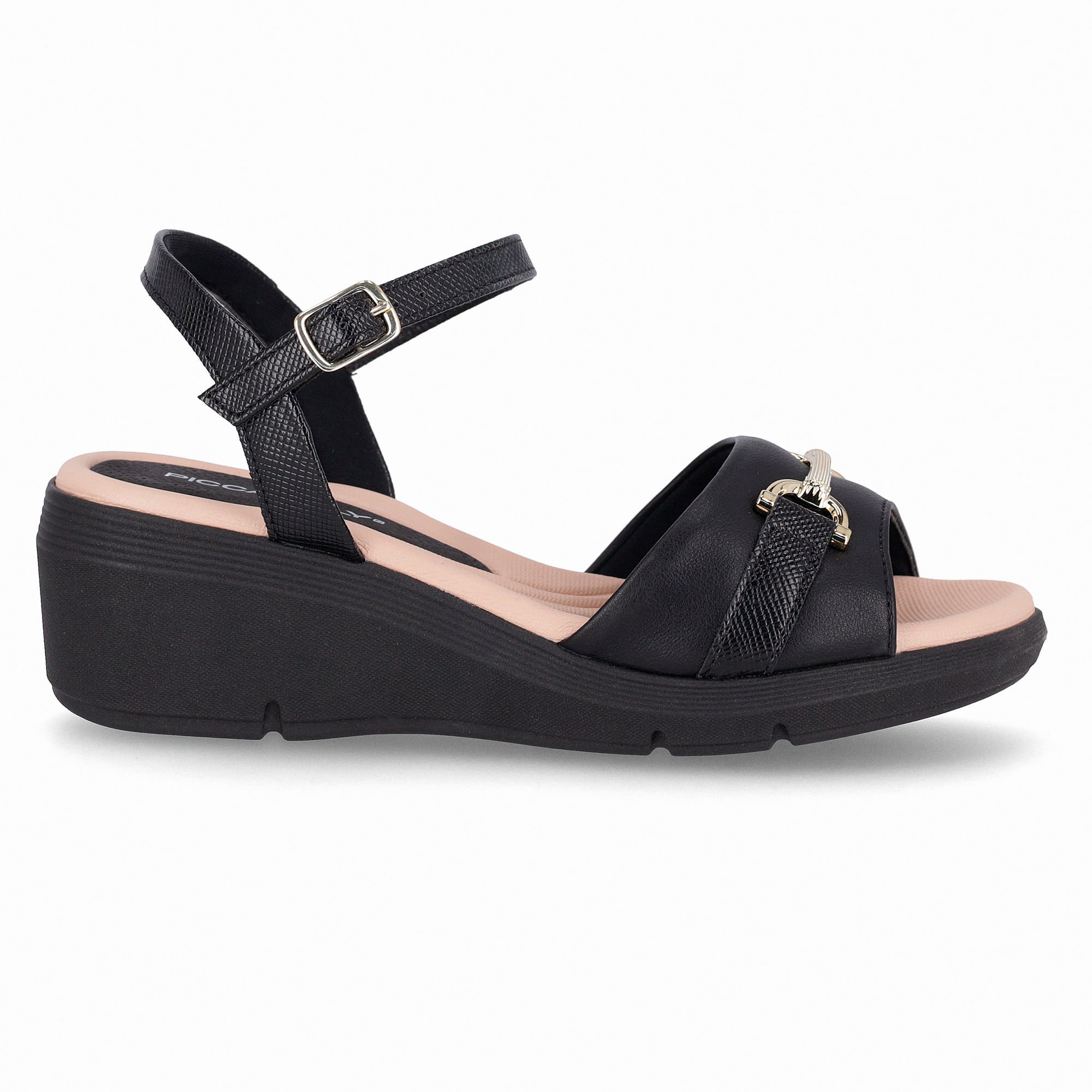 Sandália Cecilia Anabela Médio Preto