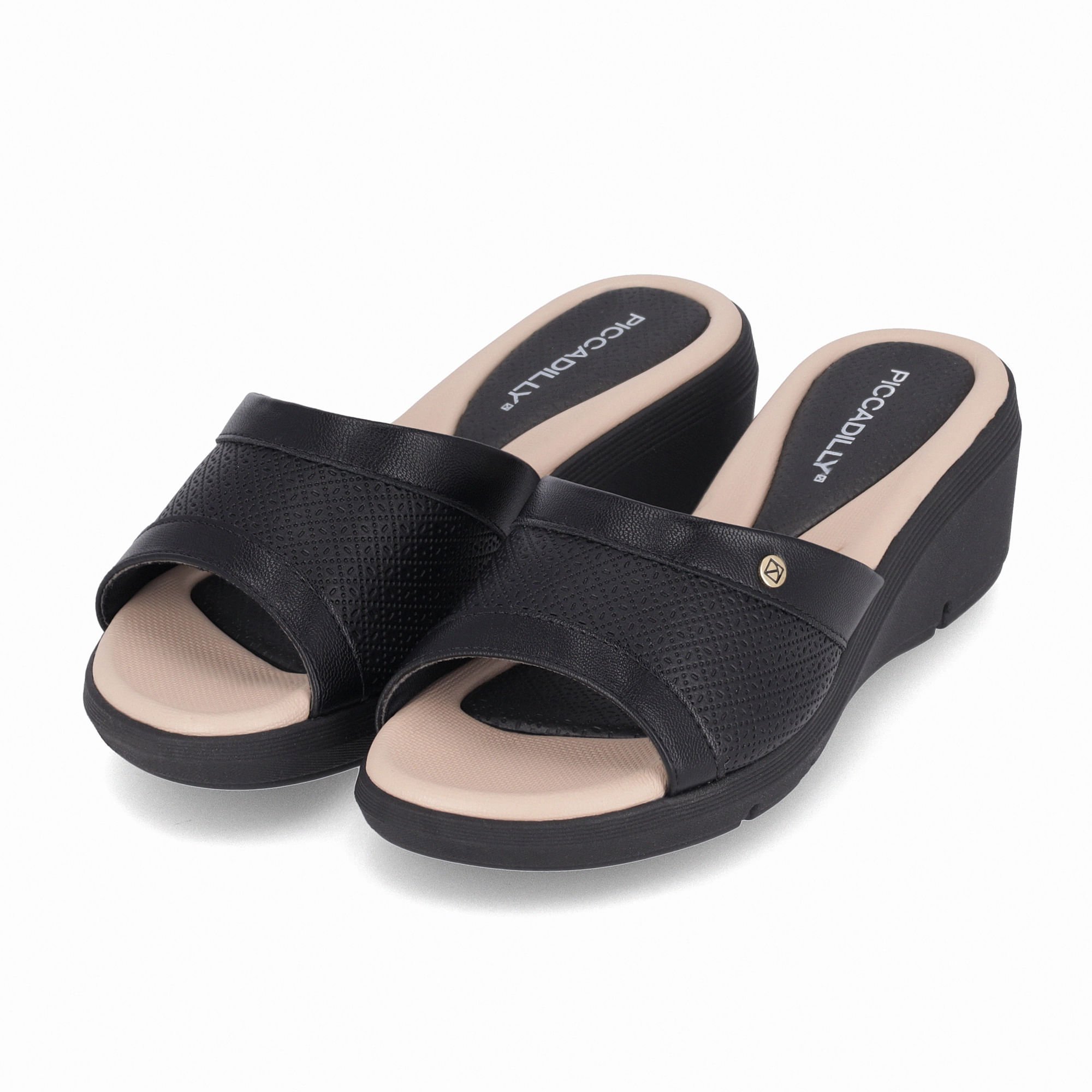 Tamanco Cecilia Anabela Médio Preto Preto 2