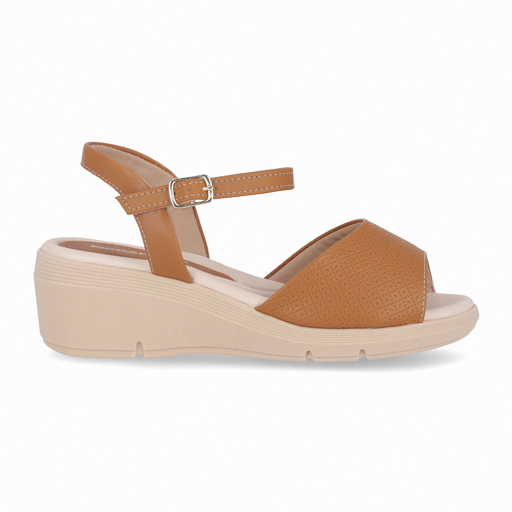 Sandália Cecilia Anabela Médio Mascavo