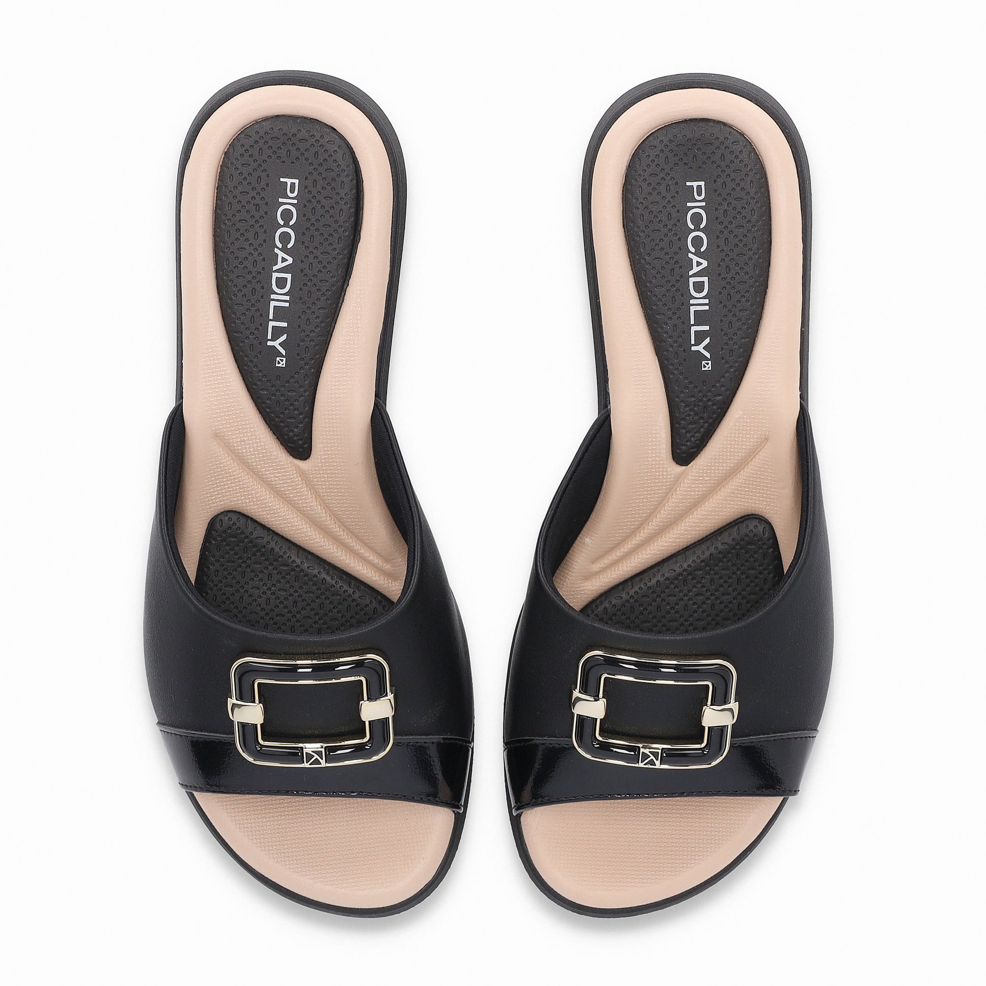 Tamanco Cecilia Anabela Médio Preto Preto 5